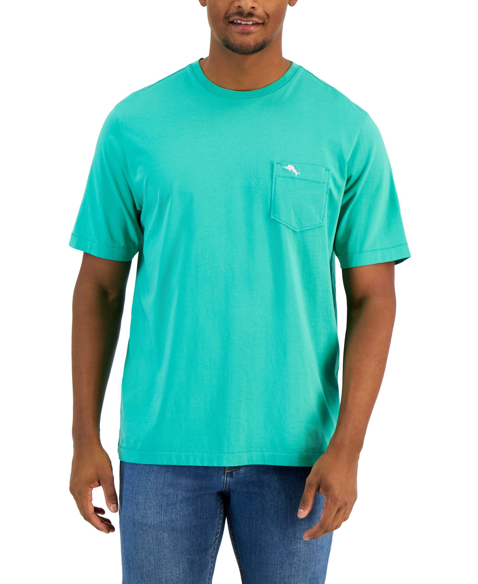 Men's Bali Sky Crewneck Pocket T-Shirt