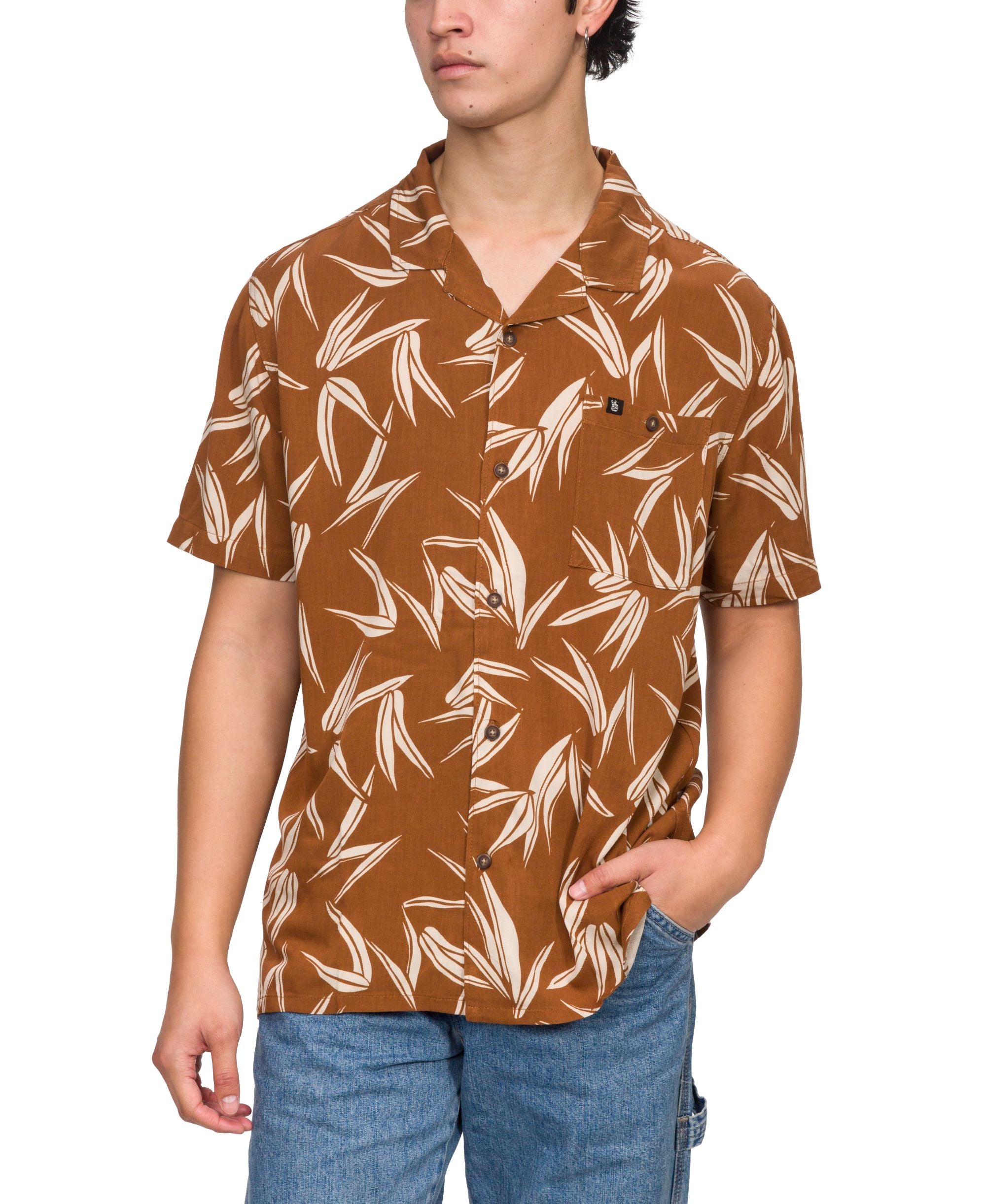 Men's Coal Short Sleeve Woven Shirt