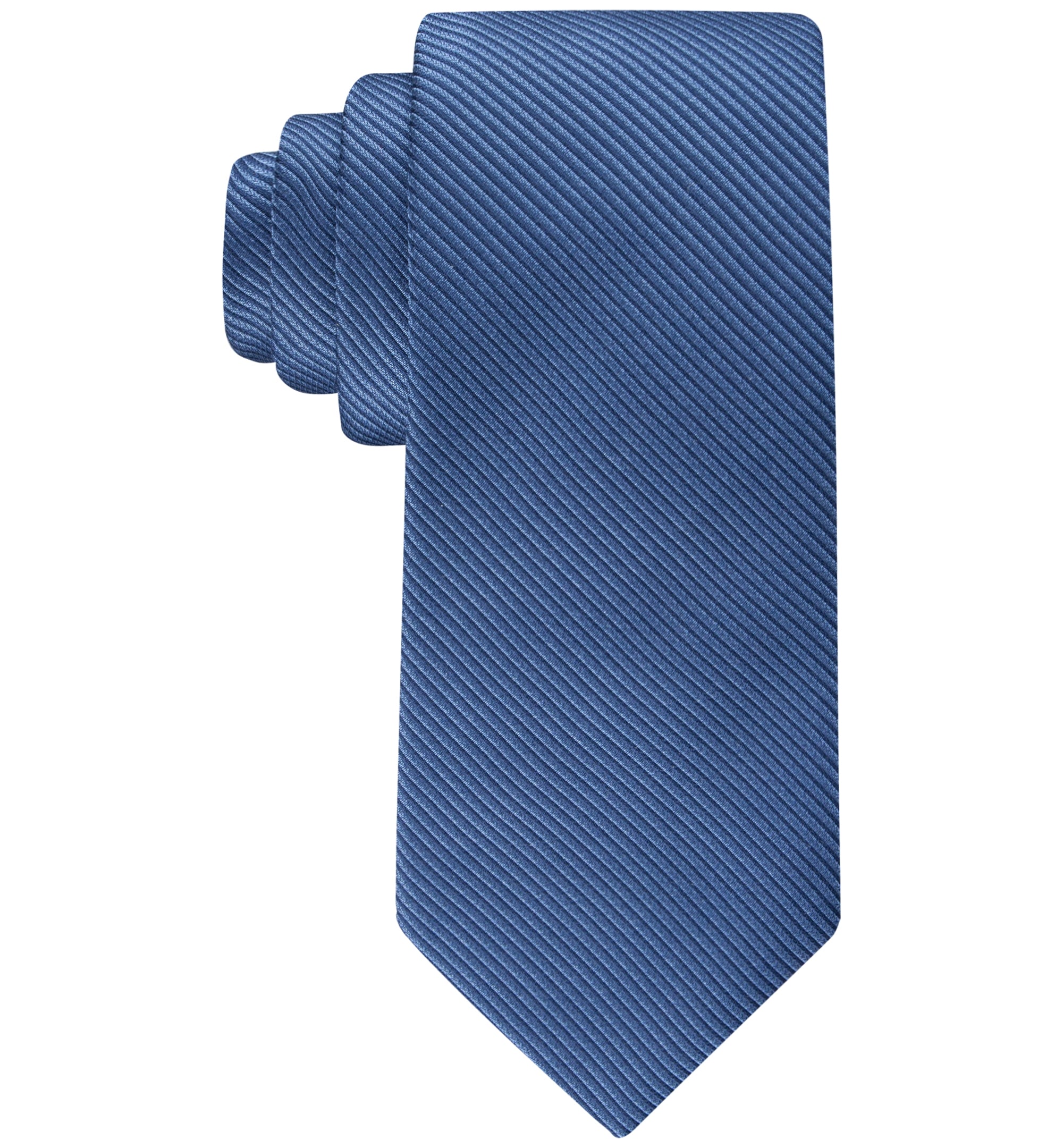 Men's Shiny Mini-Stripe Solid Tie