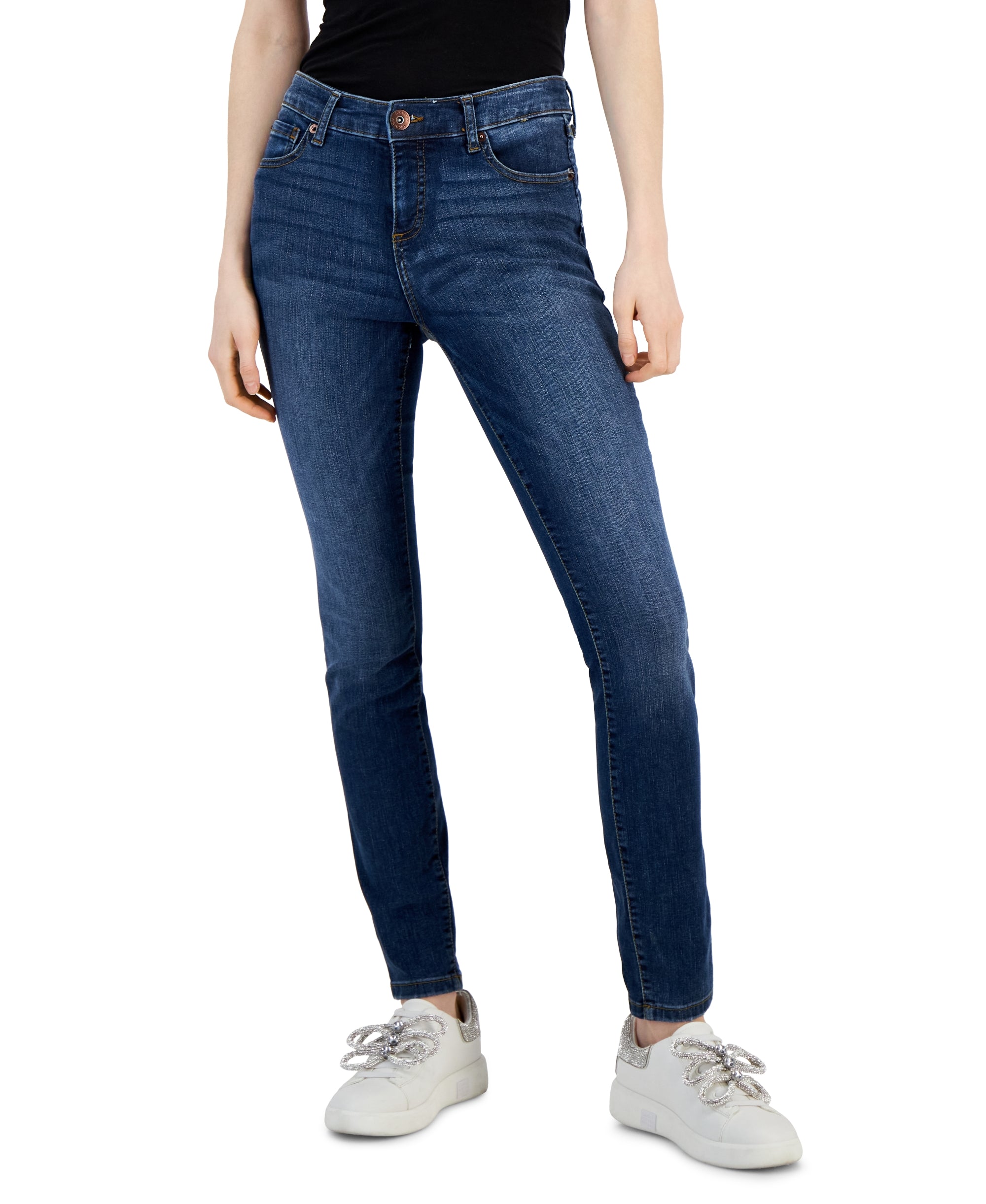 Women's Mid Rise Skinny Jeans