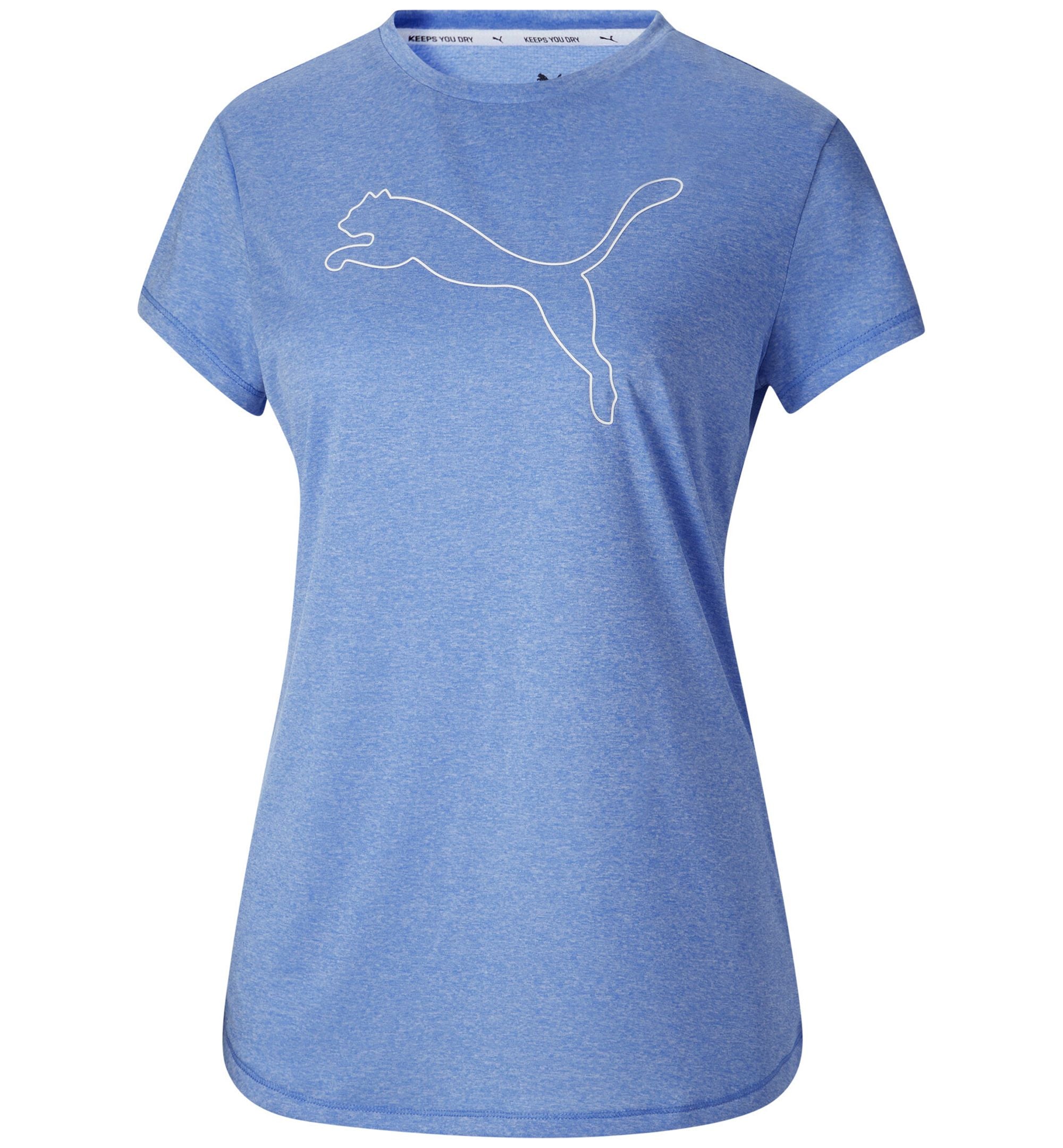 Women's Heather Performance Logo Graphic T-Shirt