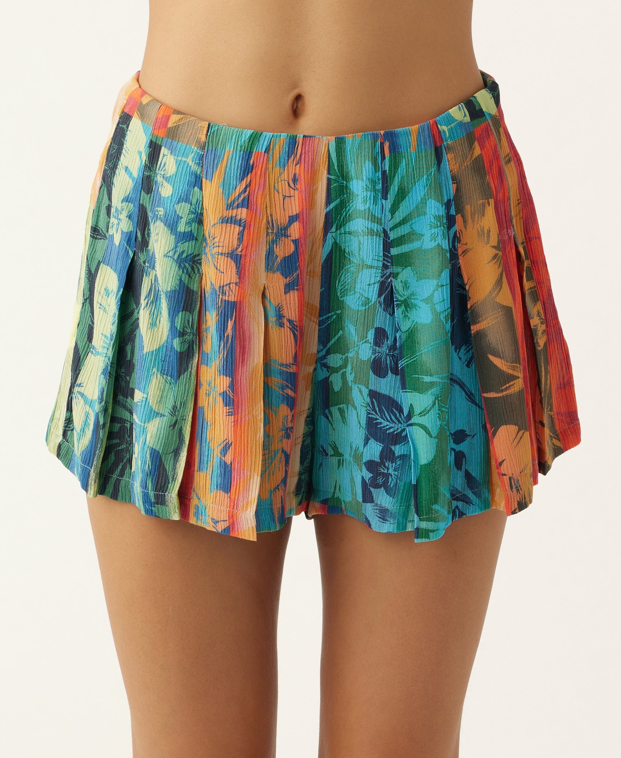 Juniors' Yolanda Printed Shorts