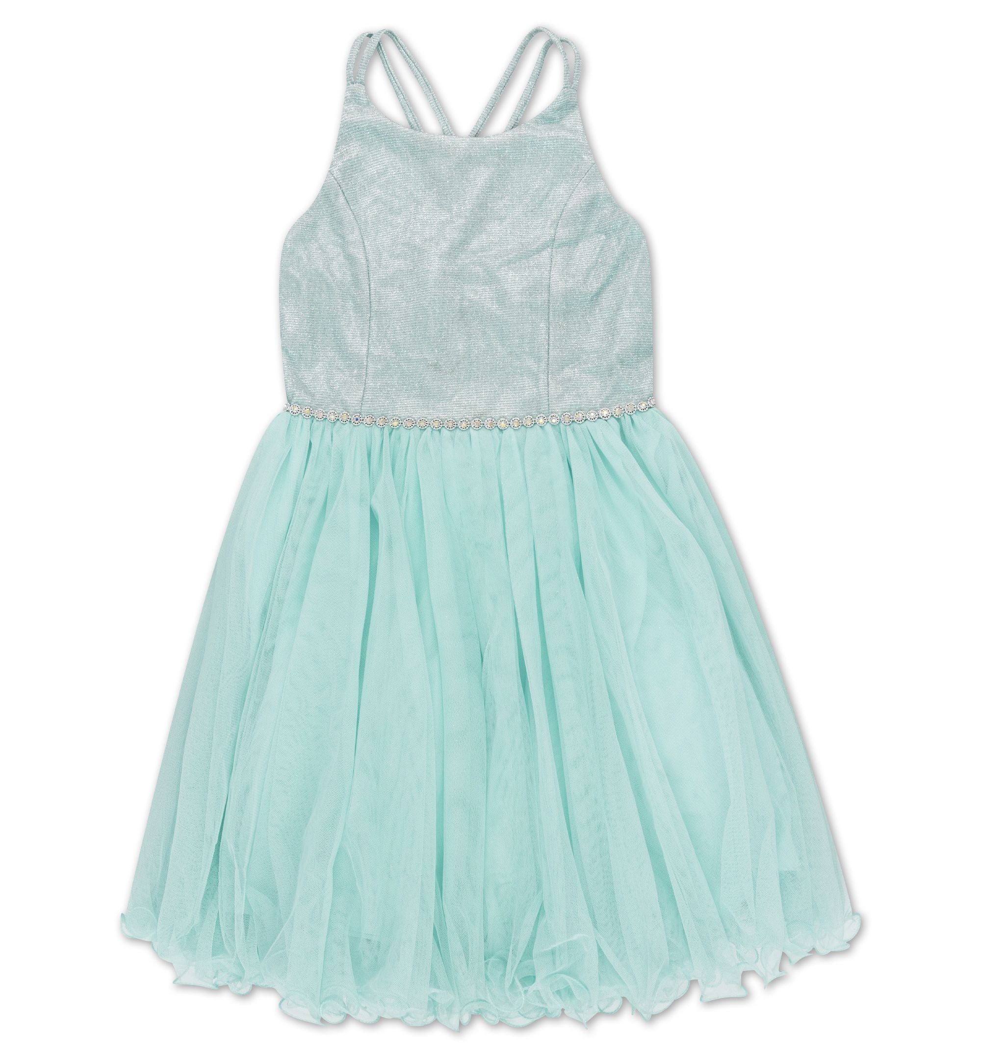 Speechless Big Girls Fit Flare Tulle Wire Hem Party Dress