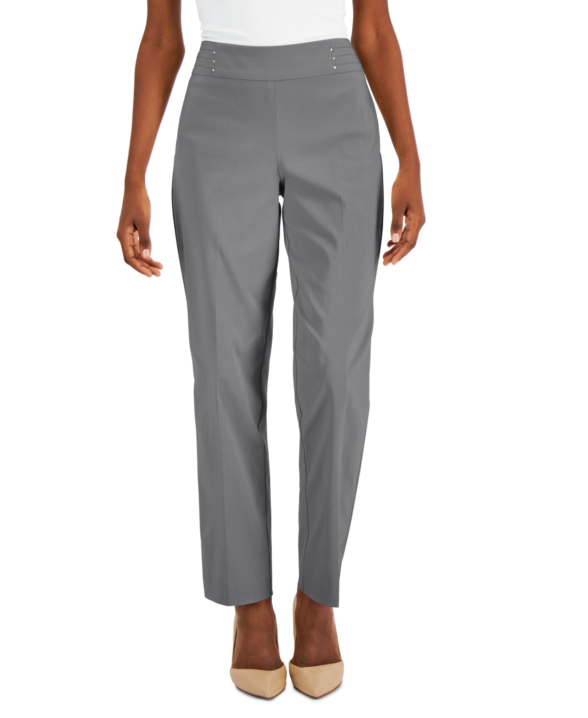 JM Collection Studded Pull On Pants
