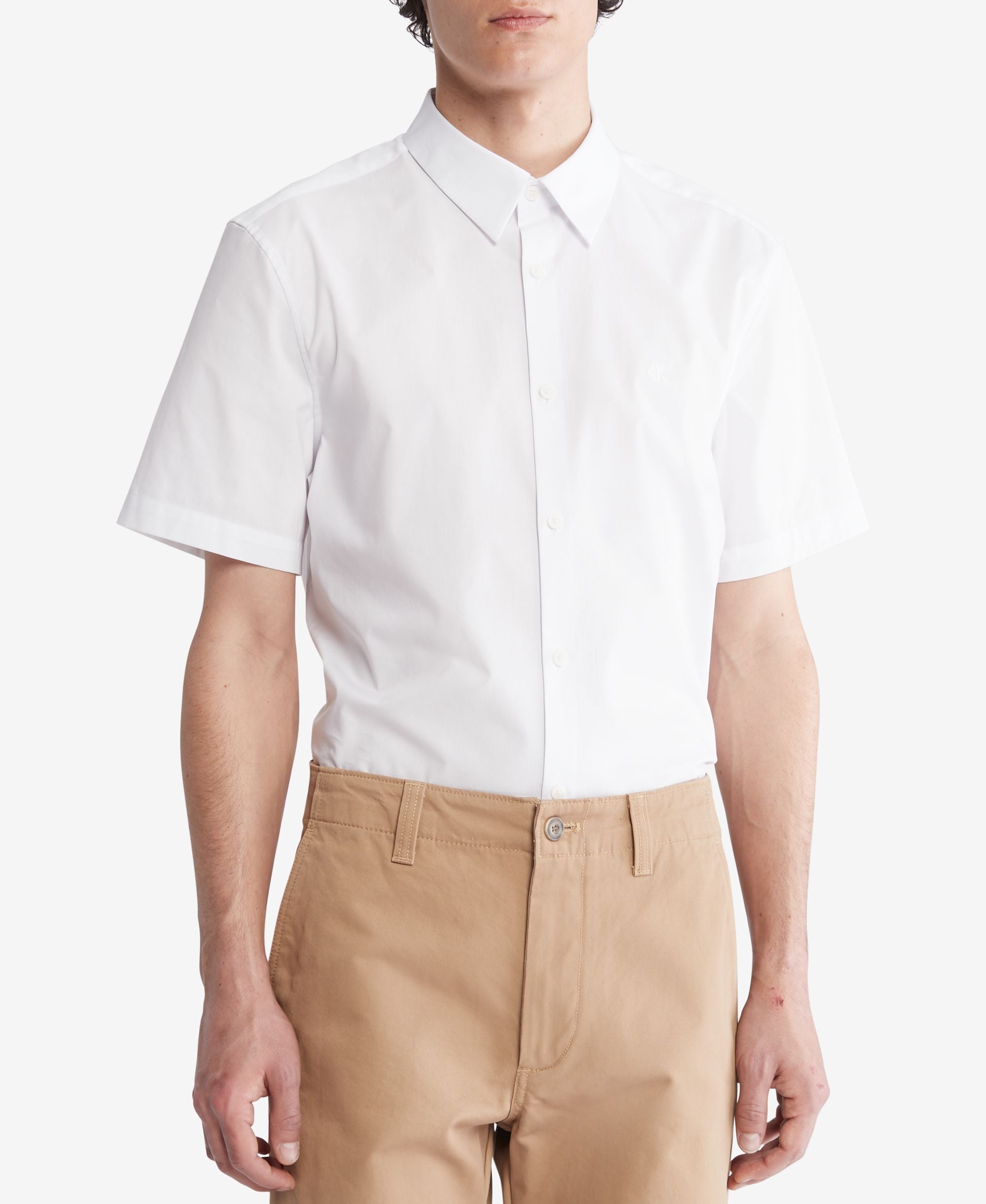 Men's Slim-Fit Stretch Solid Shirt