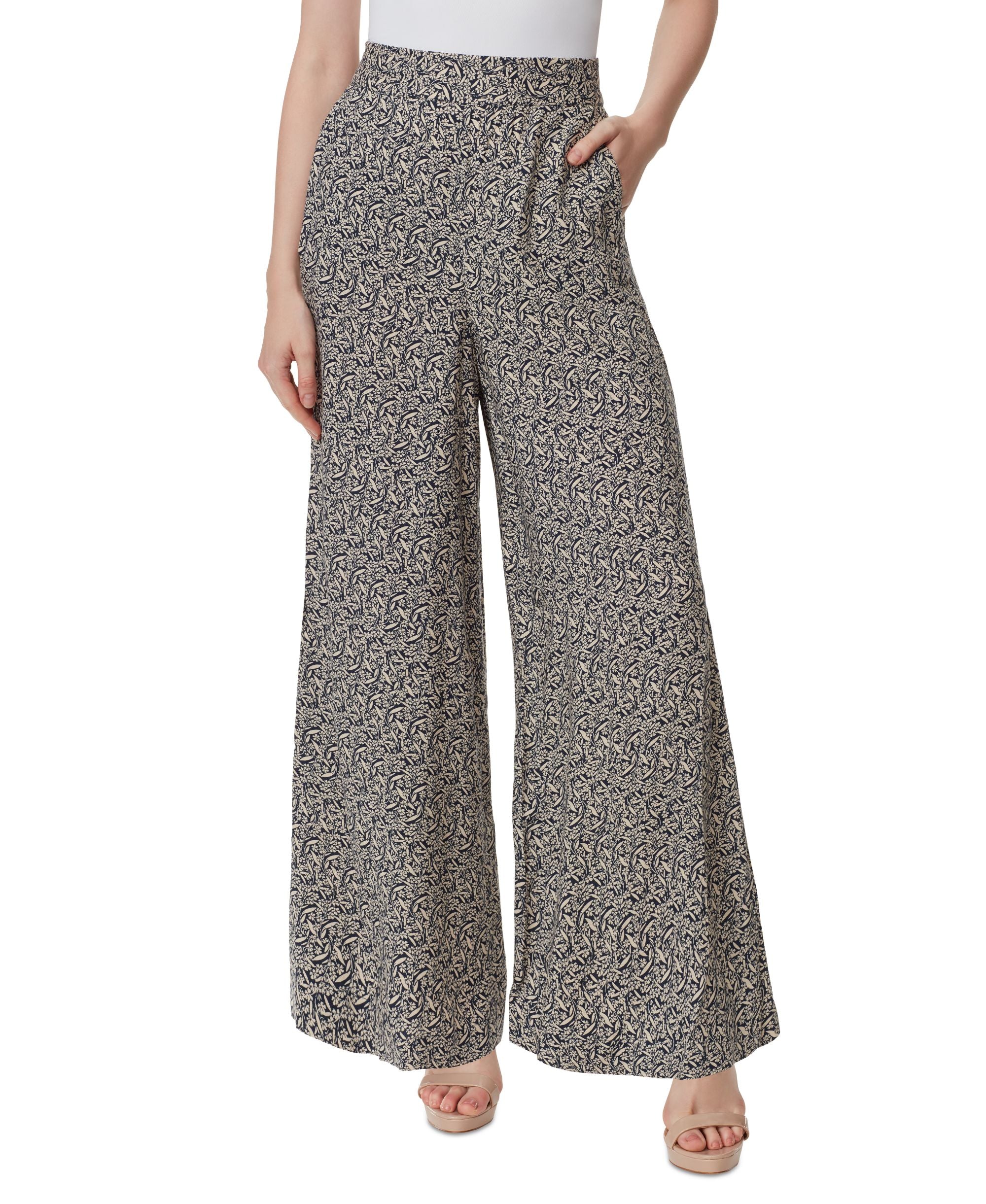 Women's Shaye Floral-Print Flared Pants