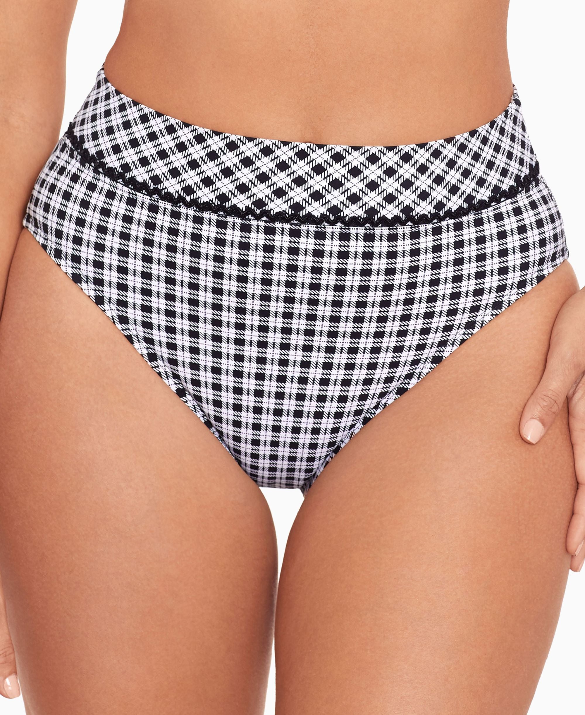 Women's Chick Lit Sophie Checked Bikini Bottoms