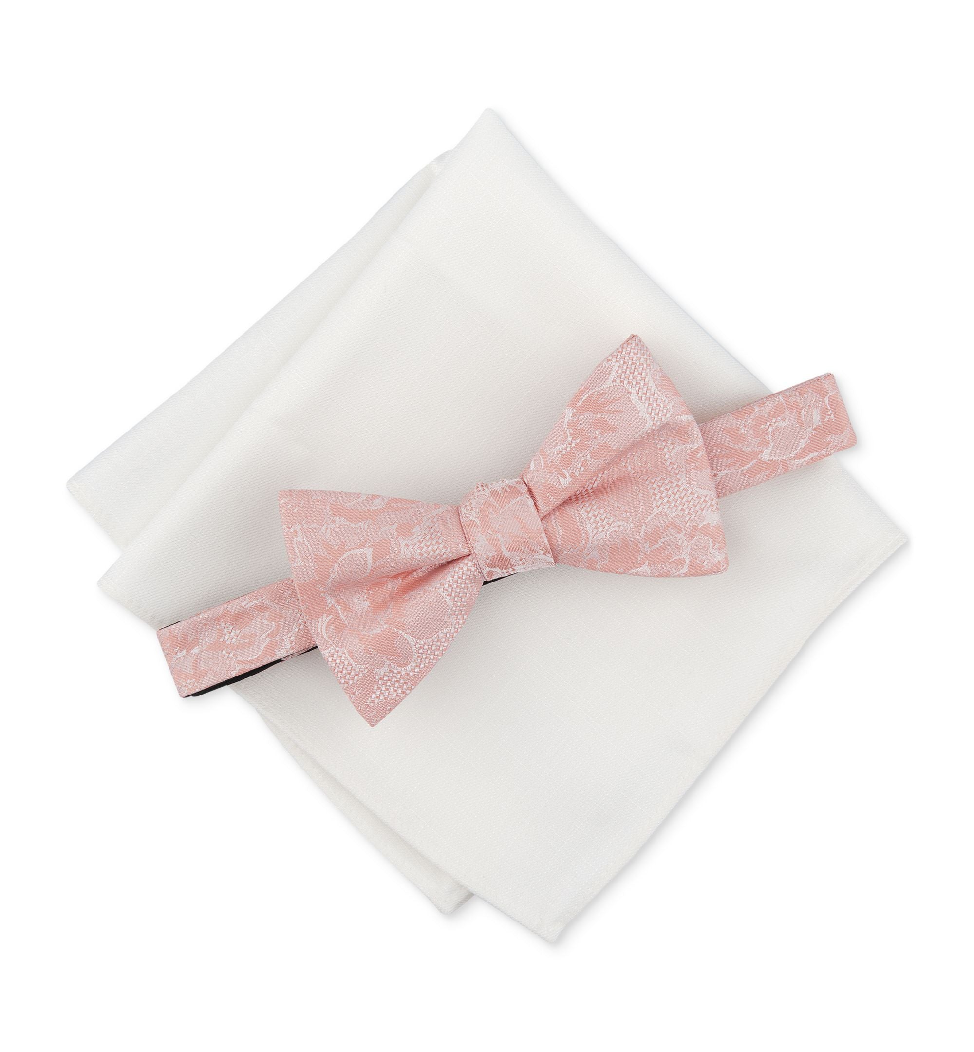 Men's Haida Floral Bow Tie & Pocket Square Set