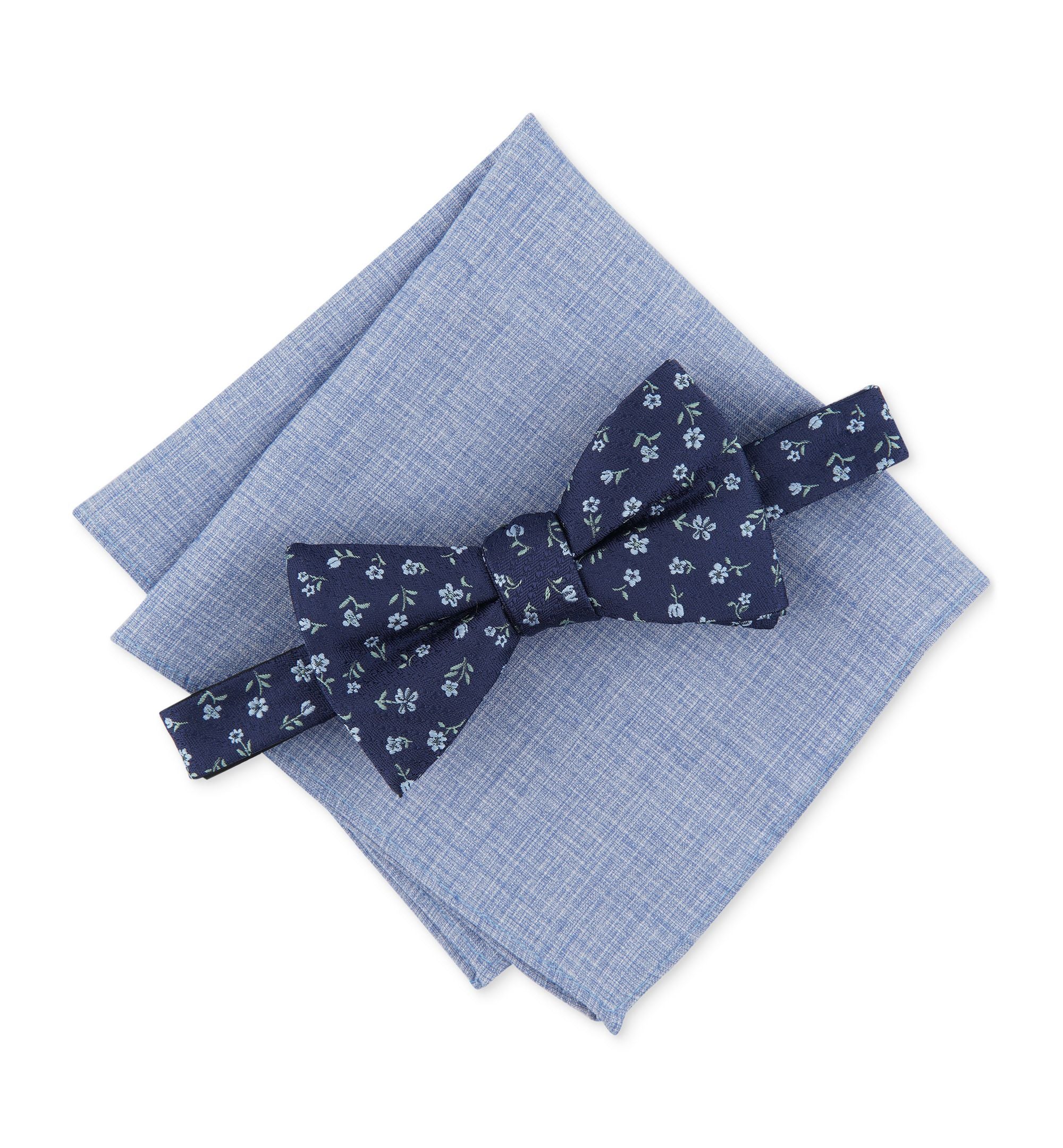 Men's Daytona Floral Bow Tie & Pocket Square Set
