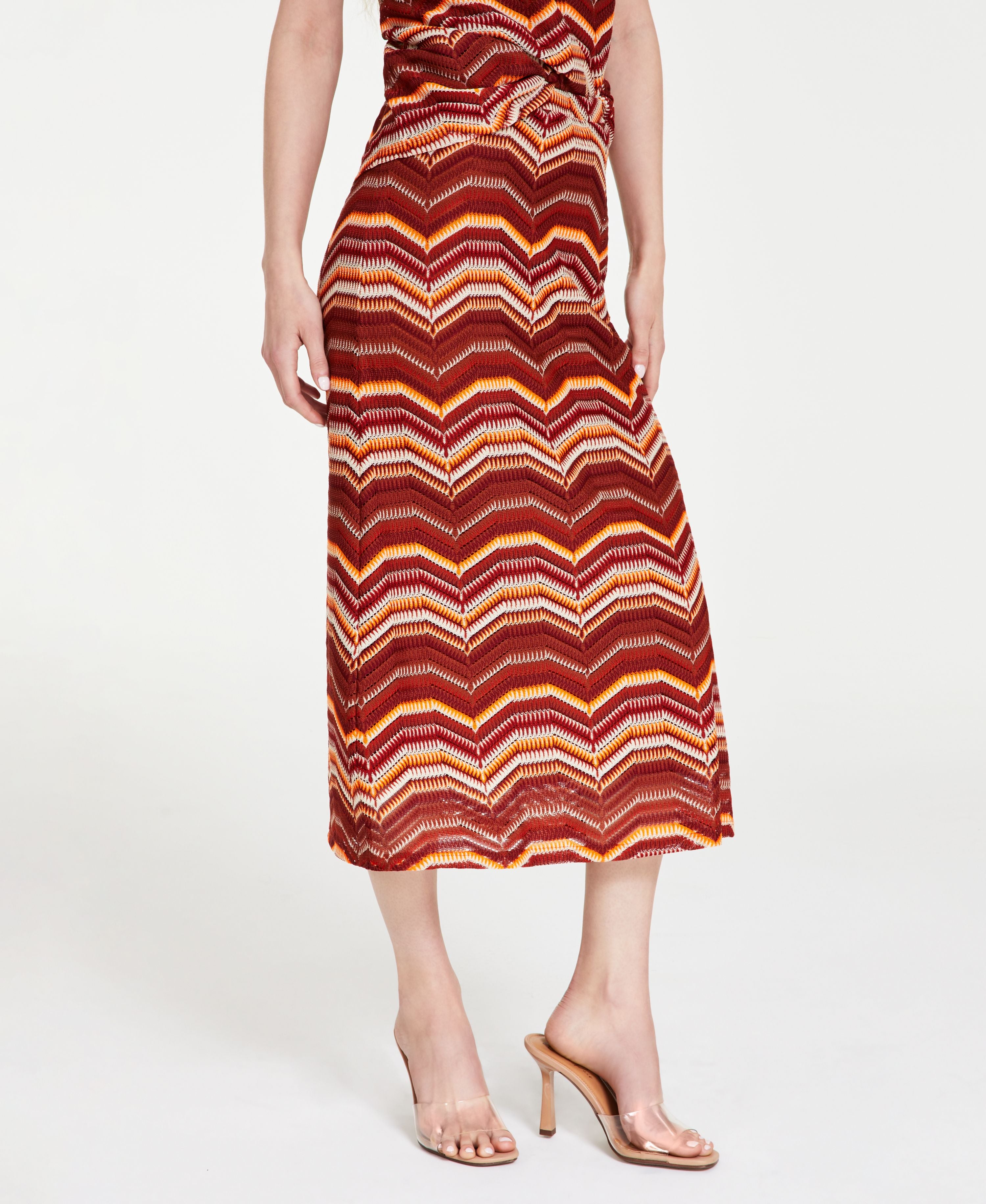 Women's Pull-On Crochet Midi Skirt