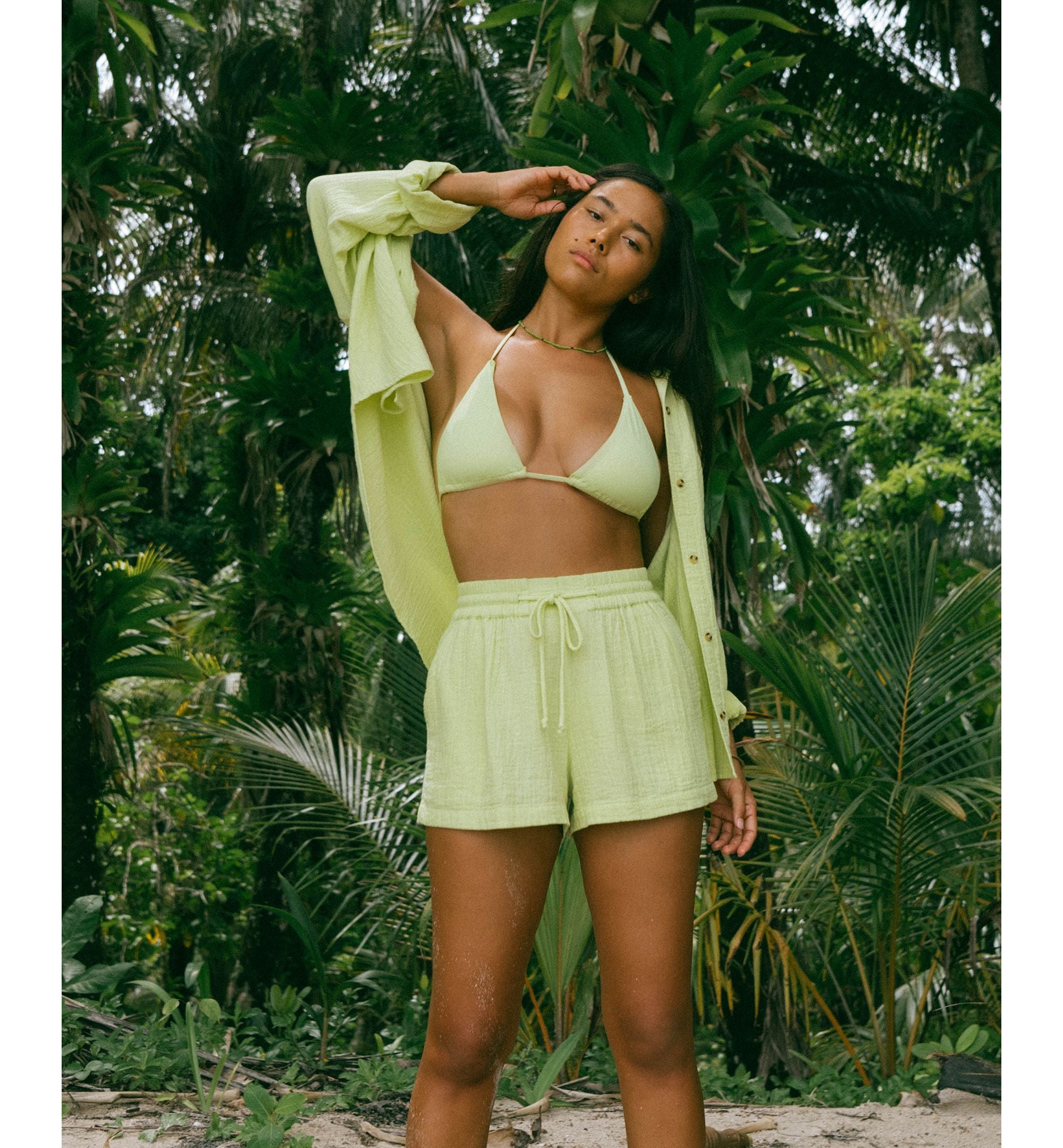 Juniors' Day Tripper Cotton Woven High-Rise Shorts