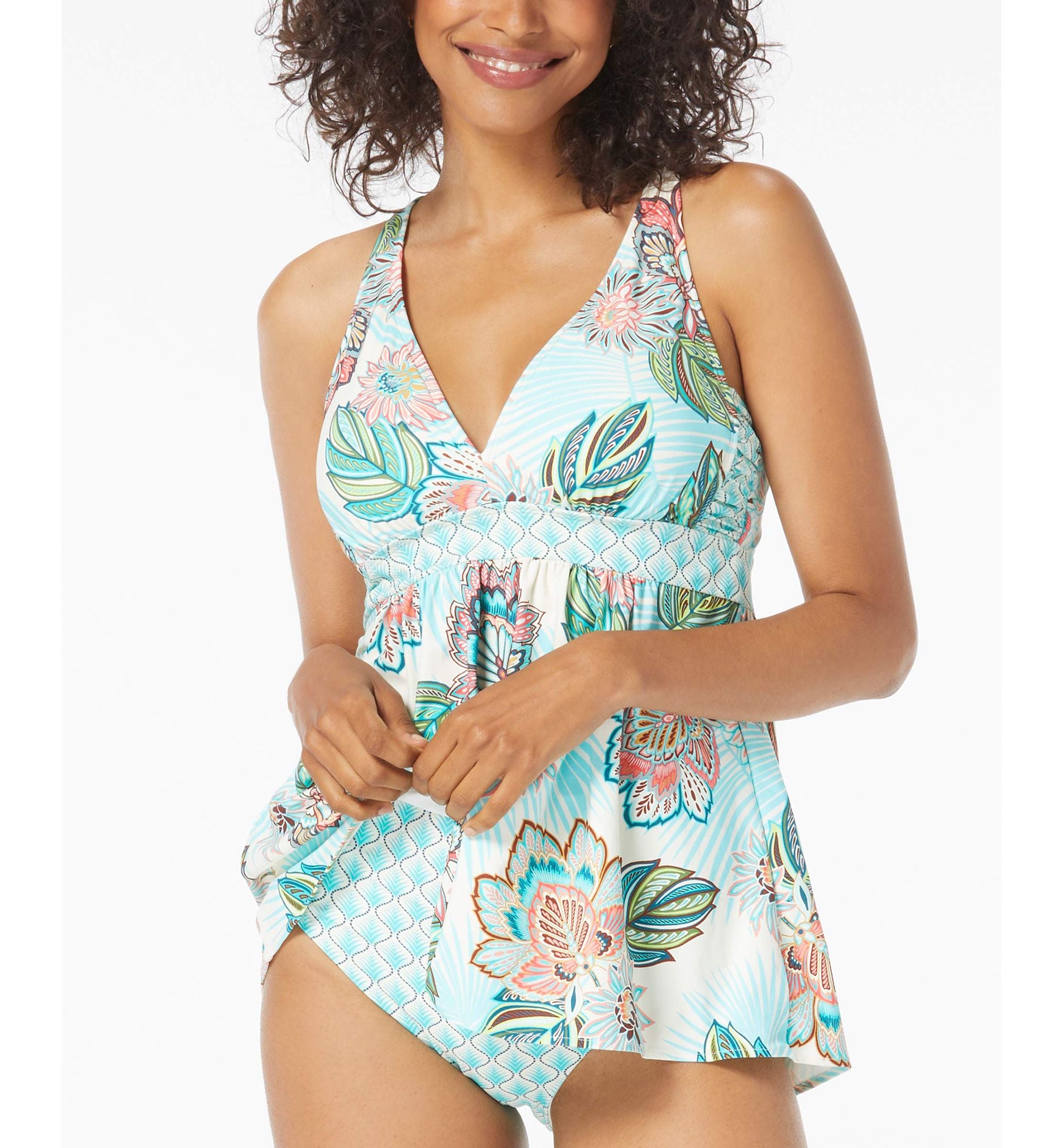 Women's Printed Sublime Bra-Sized Tankini Top