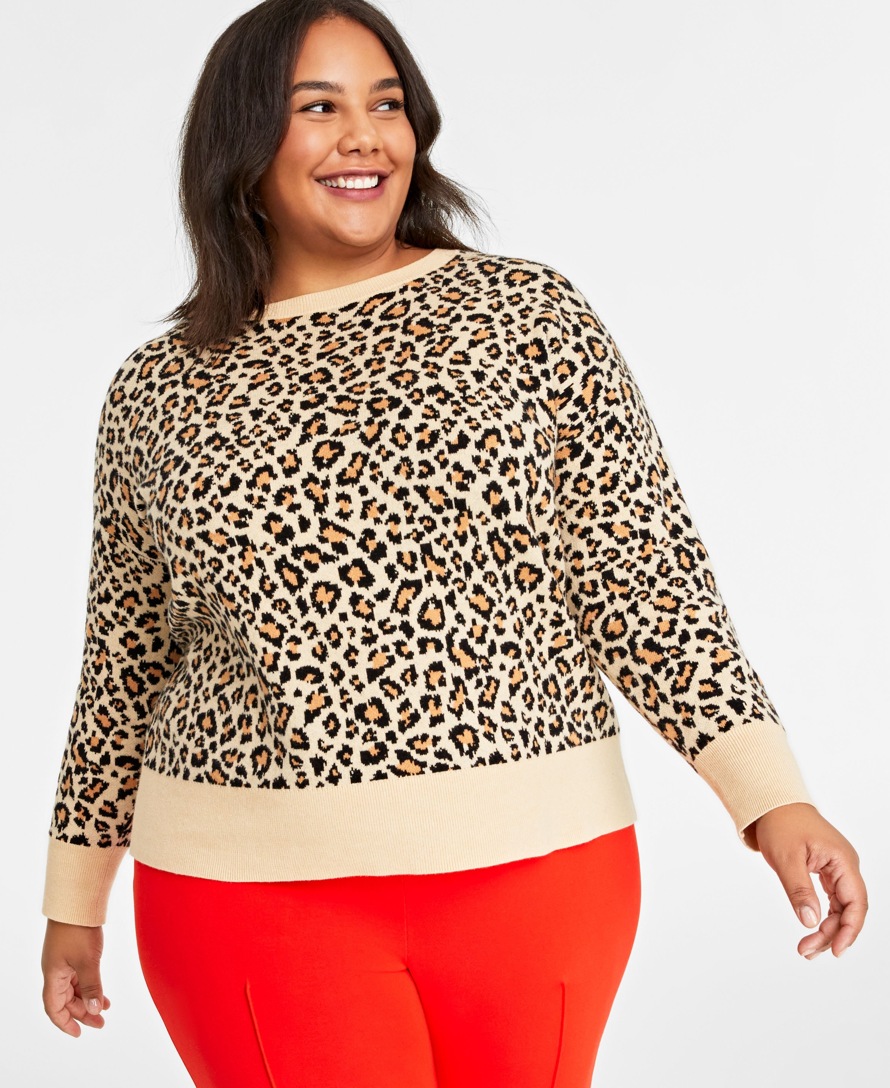 Plus Size Crewneck Sweater