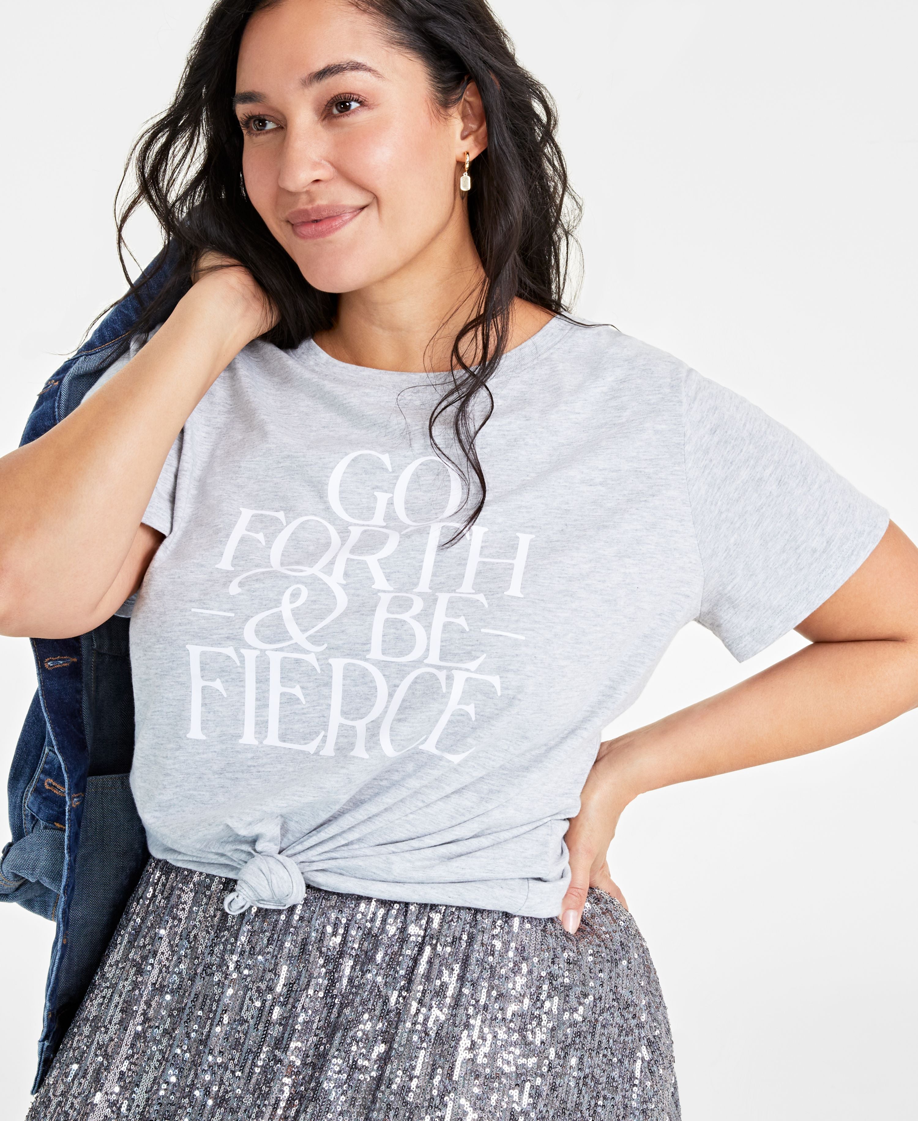 Plus Size Go Forth Graphic T-Shirt