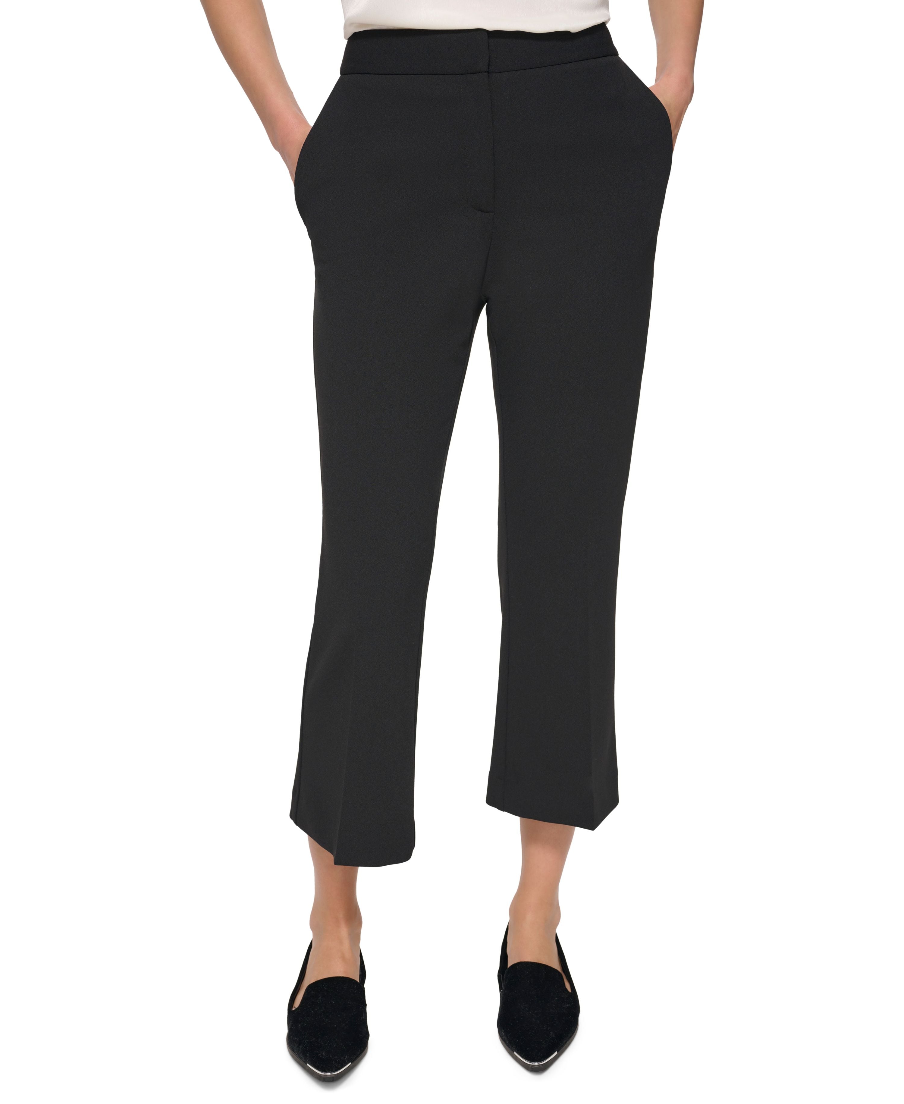 Women's Kick-Flare Cropped Pants