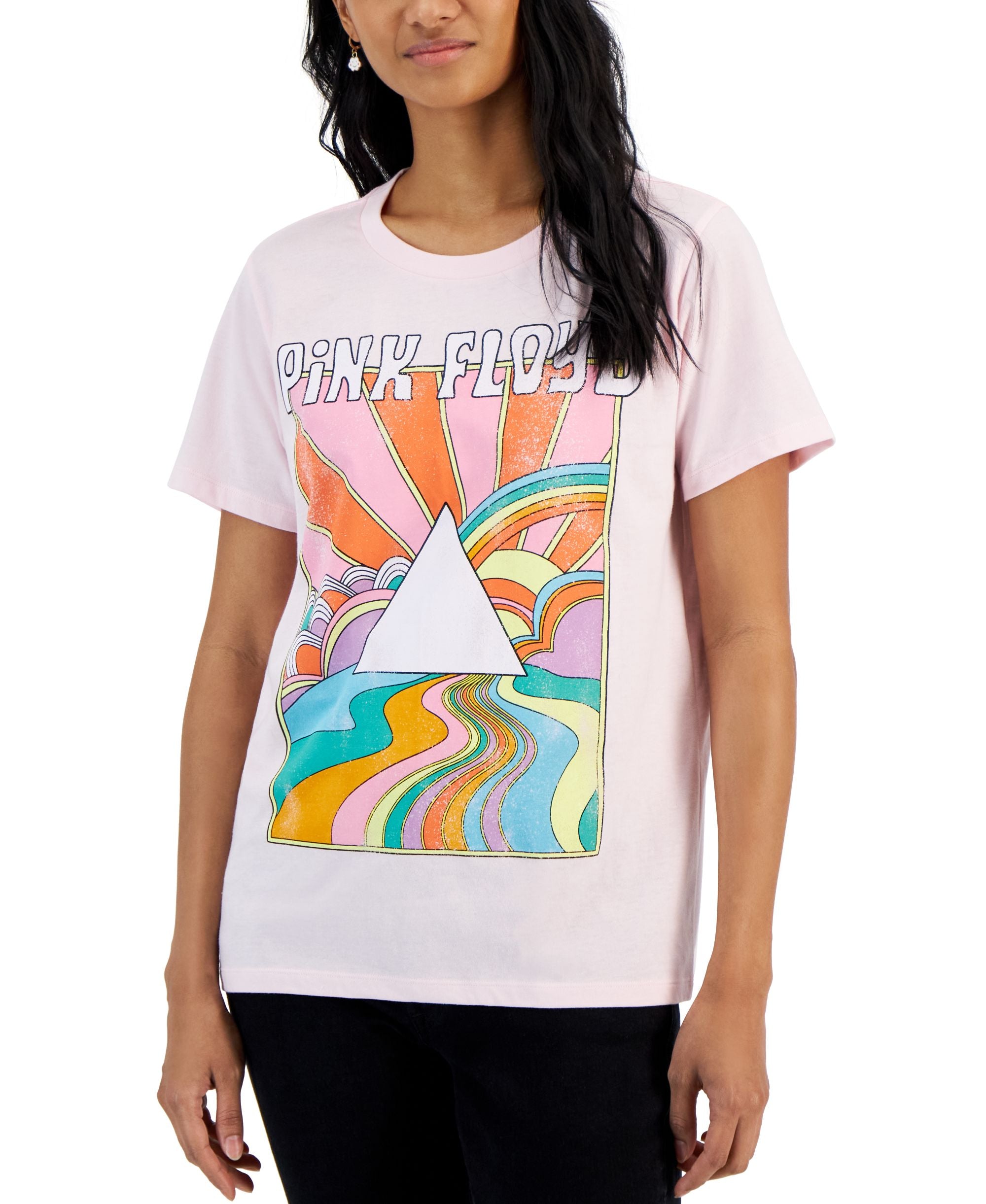 Juniors' Pink Floyd Graphic T-Shirt