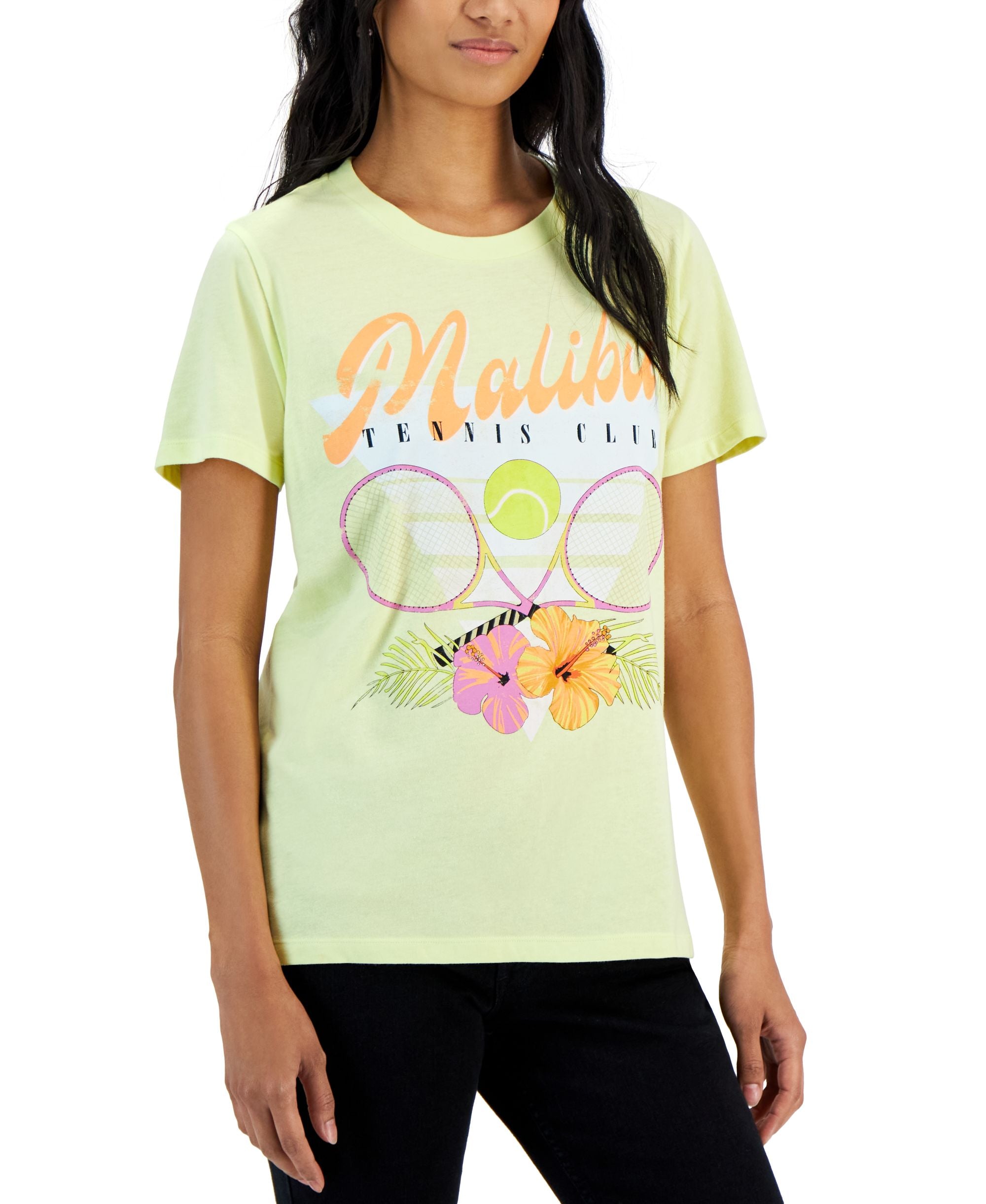 Juniors' Malibu Graphic T-Shirt