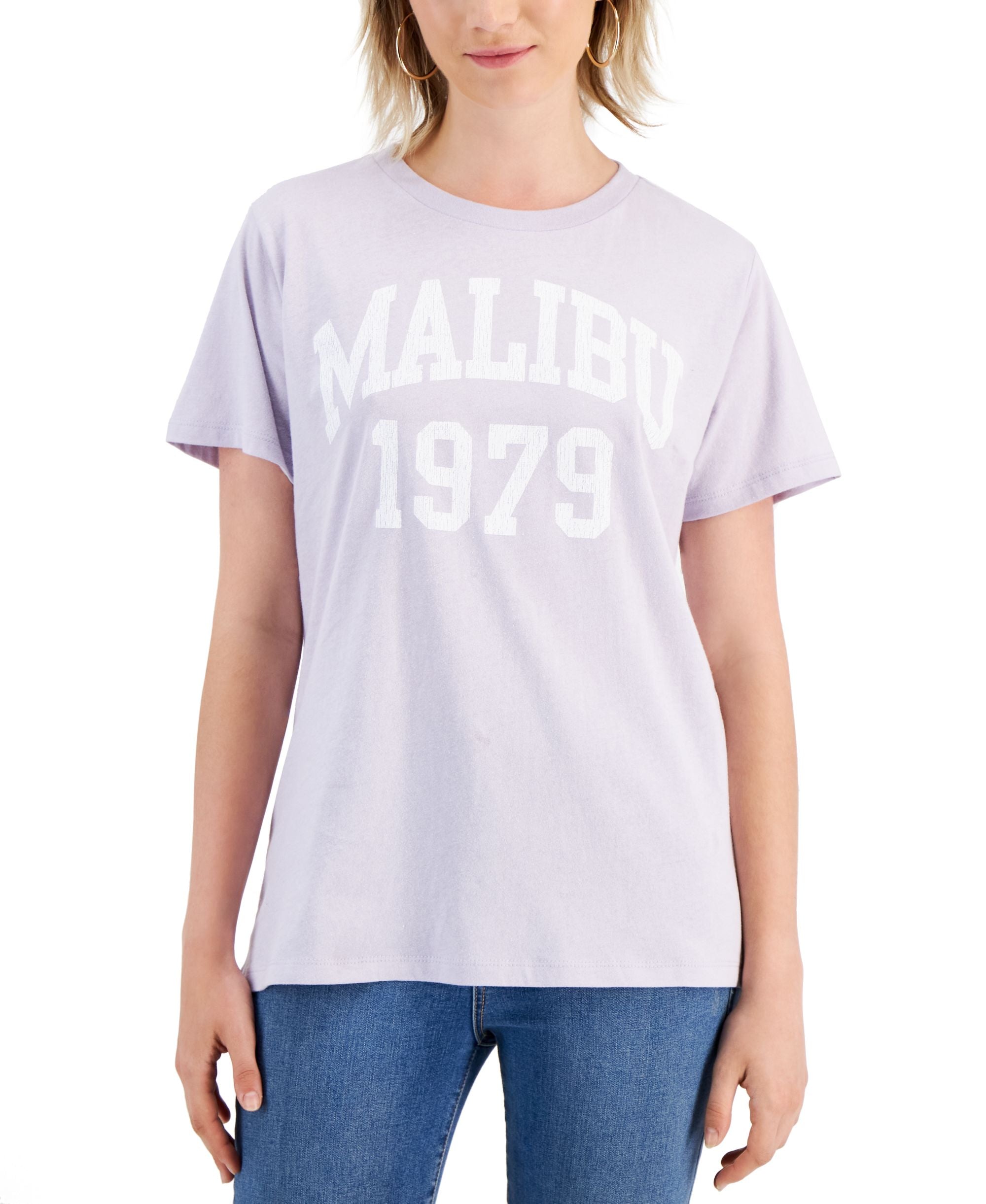 Juniors' Malibu Cotton Short-Sleeve T-Shirt