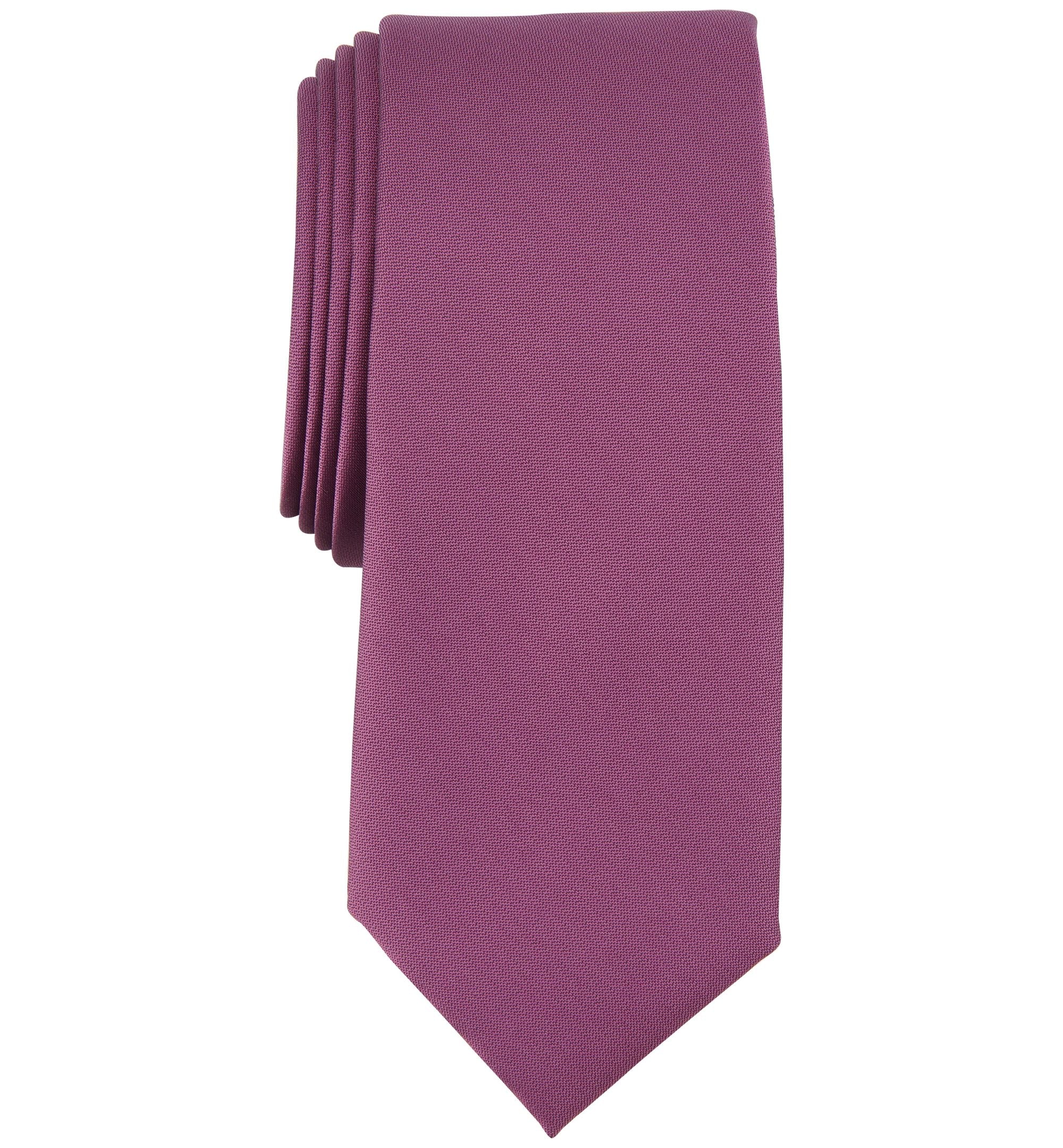 Men's Solid Texture Slim Tie