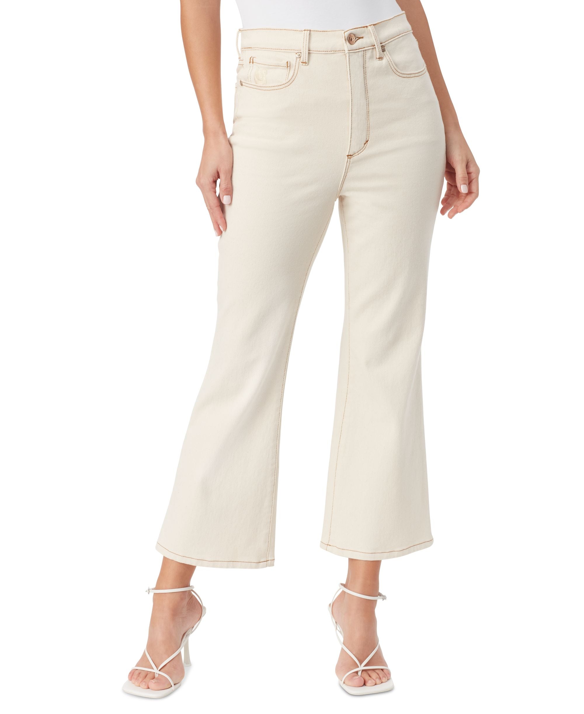 Women's Gloria Vanderbilt x Christian Siriano Chrissie Cropped Flared Jeans