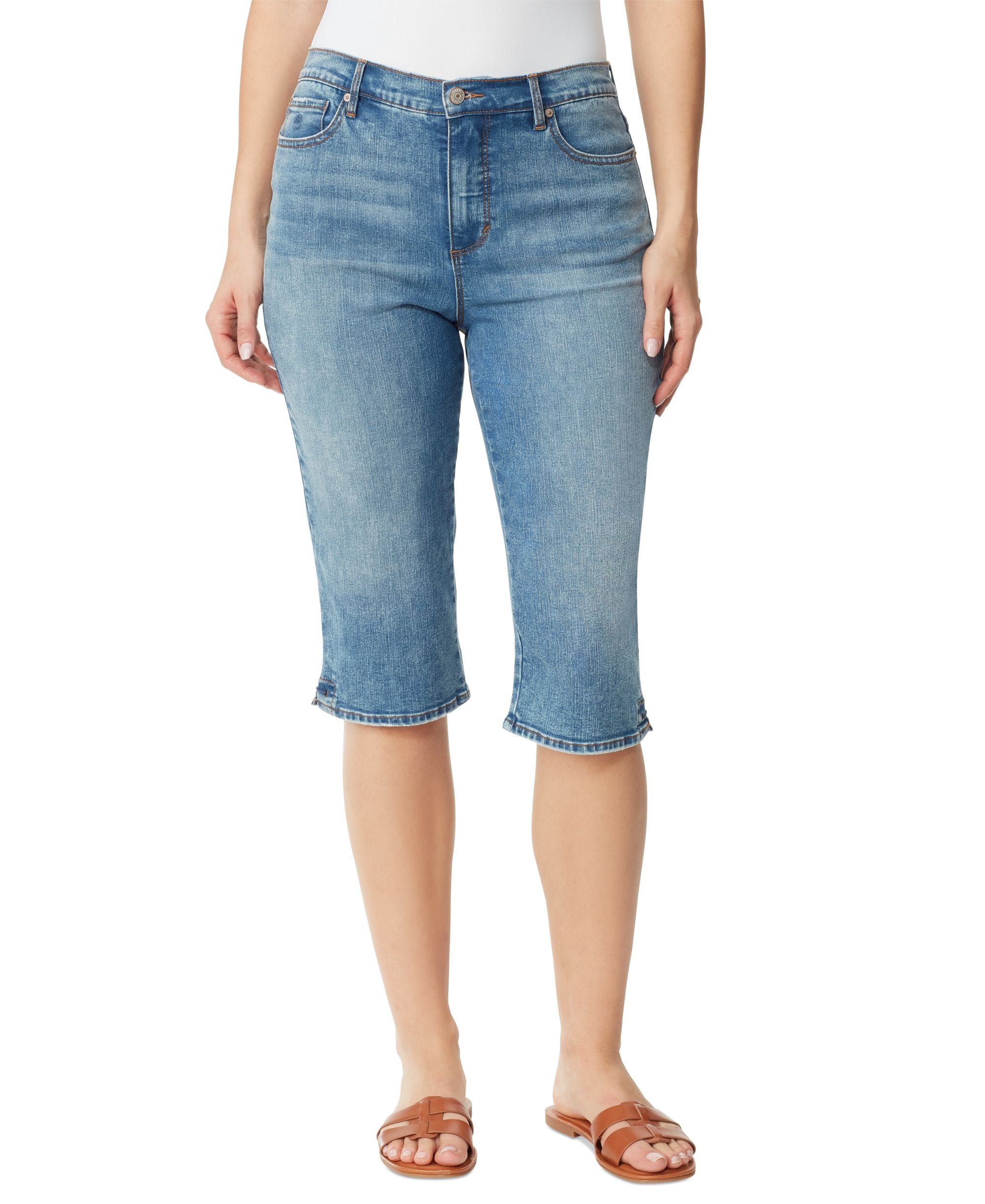 Women's Amanda High-Rise Skimmer Capri Jeans