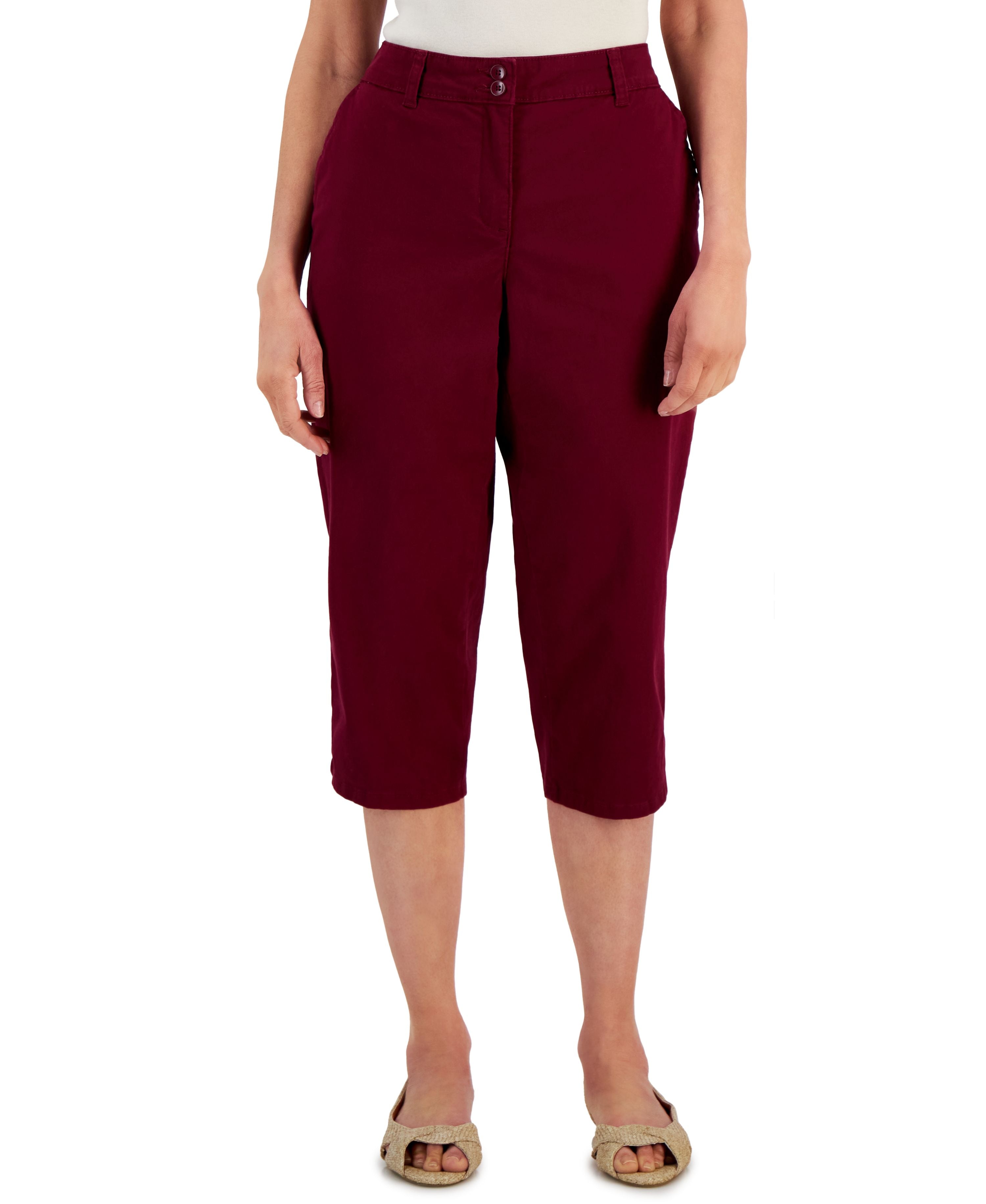 Women's Comfort Waist Capri Pants