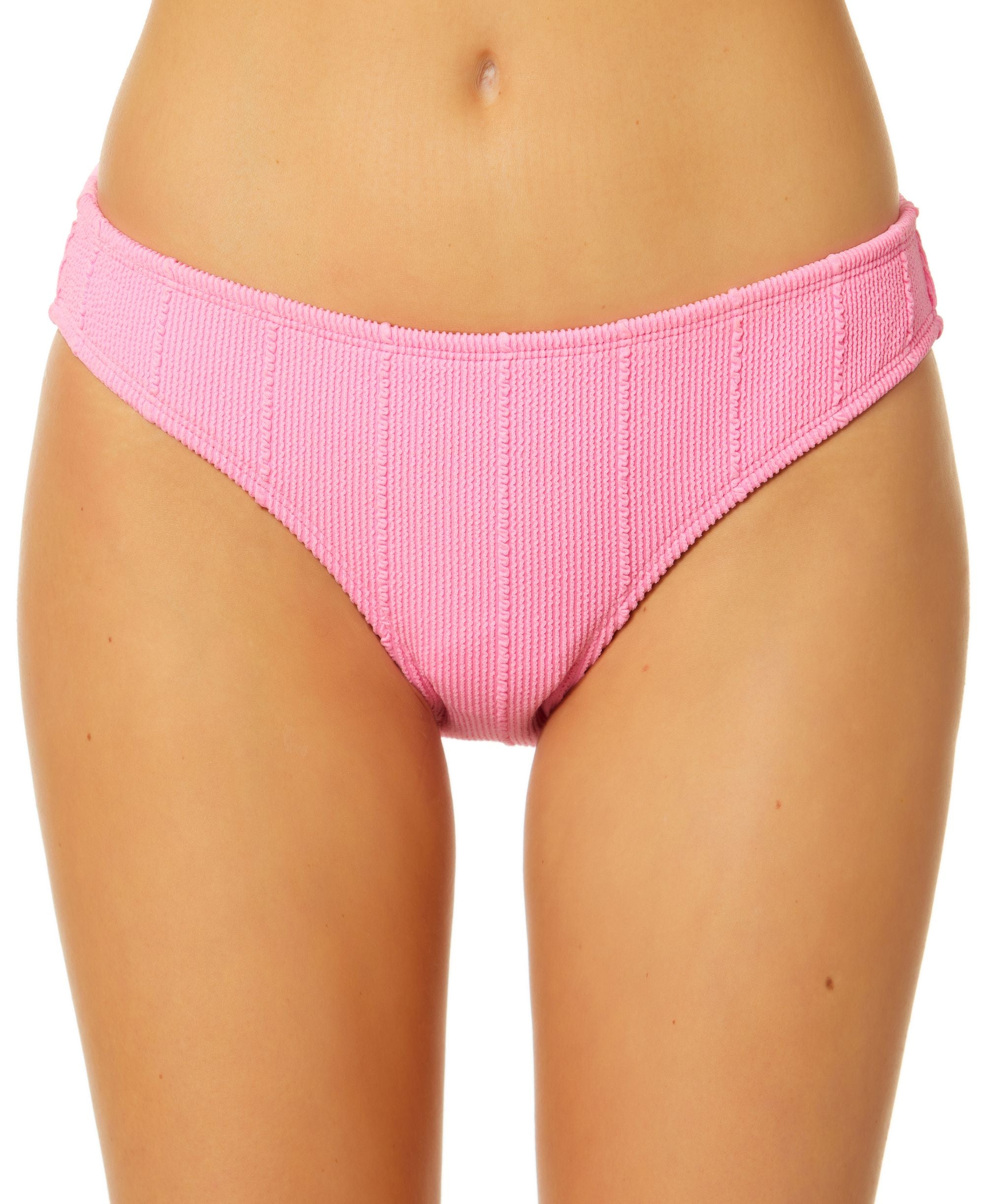 Juniors' Popcorn-Rib Hipster Bikini Bottoms