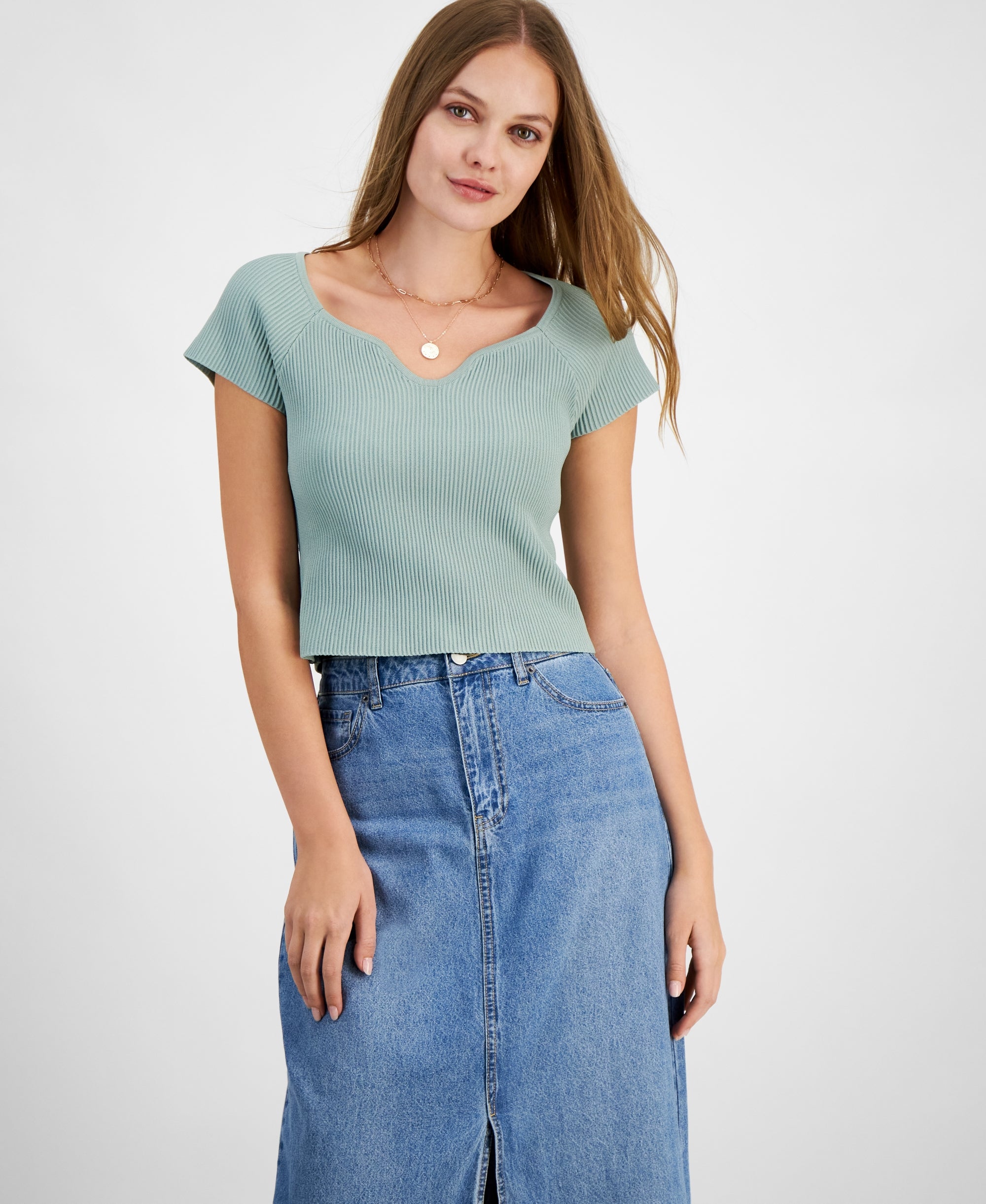 Women's Ottoman Sweetheart Top