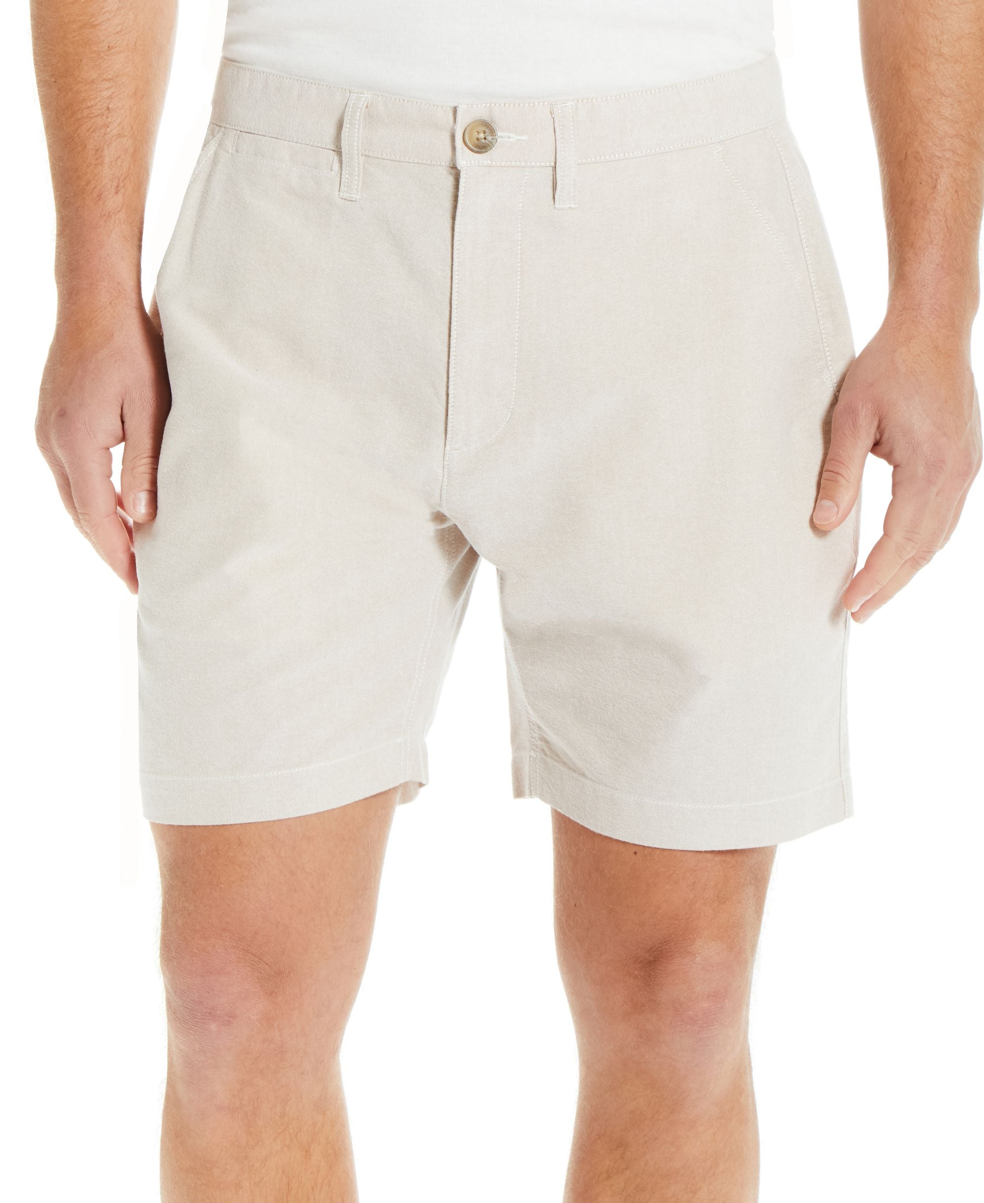 Men's 7" Inseam Cotton Oxford Shorts