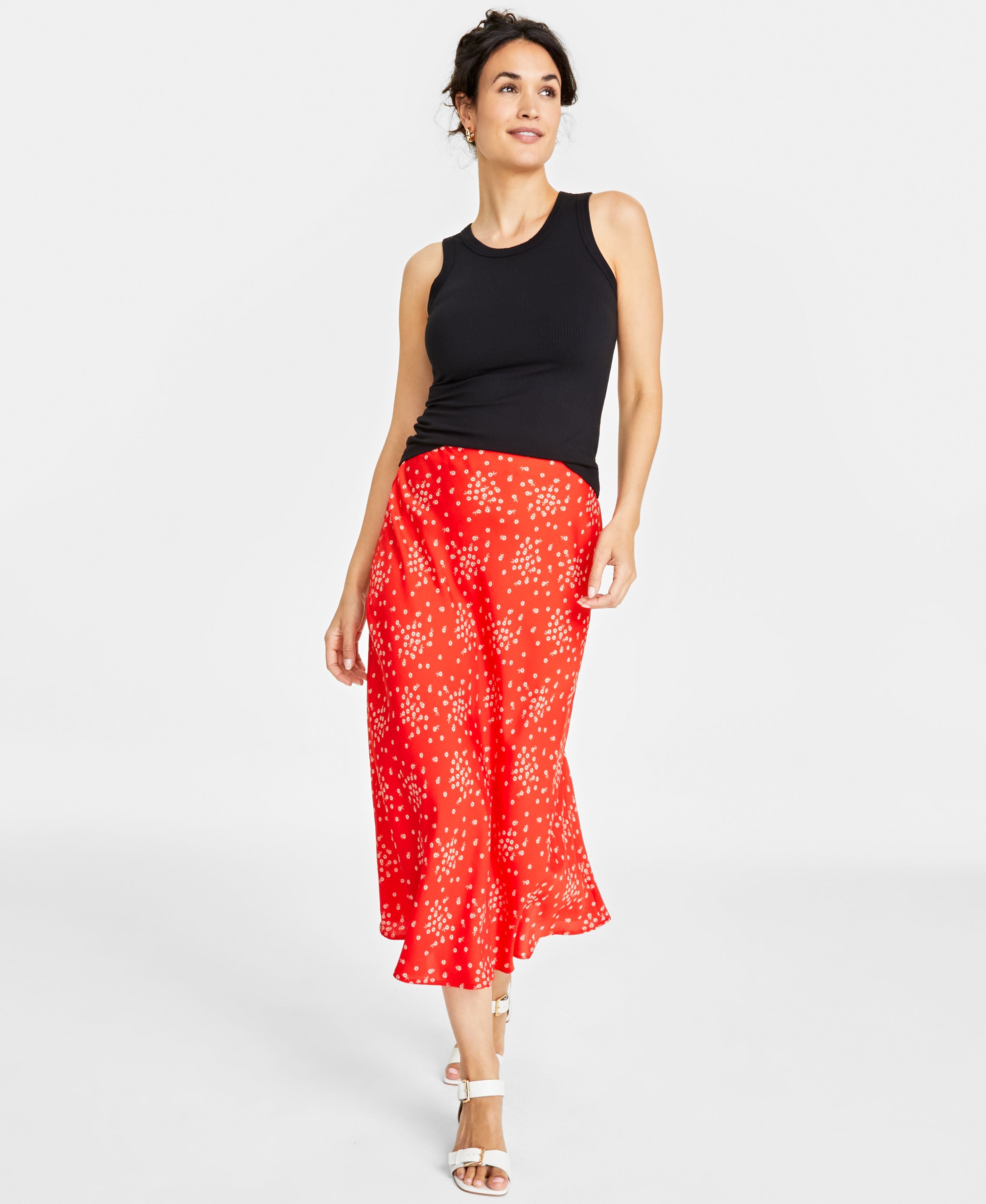 Women's Print Slip Skirt