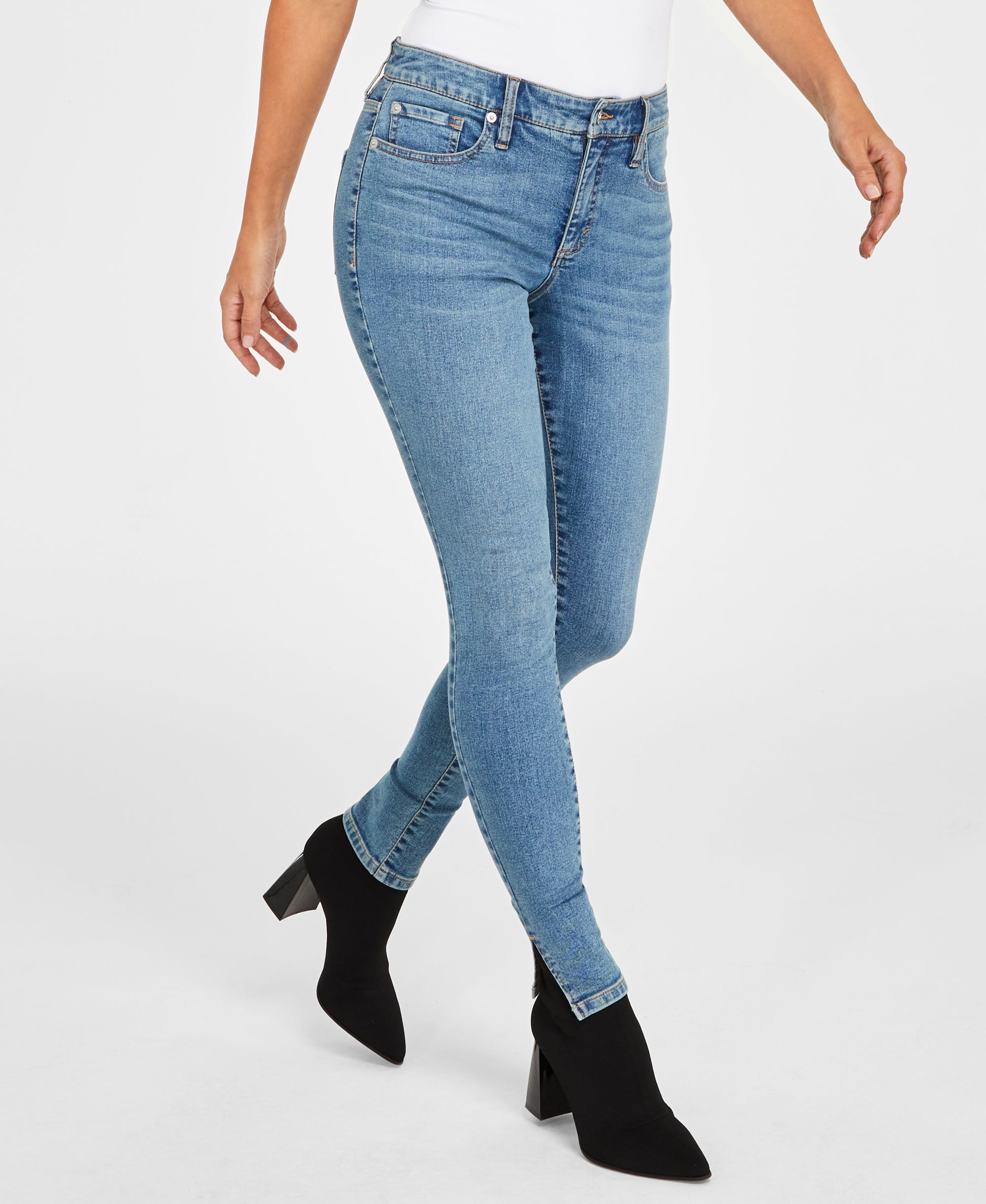 Women's Mid Rise Skinny-Leg Jeans