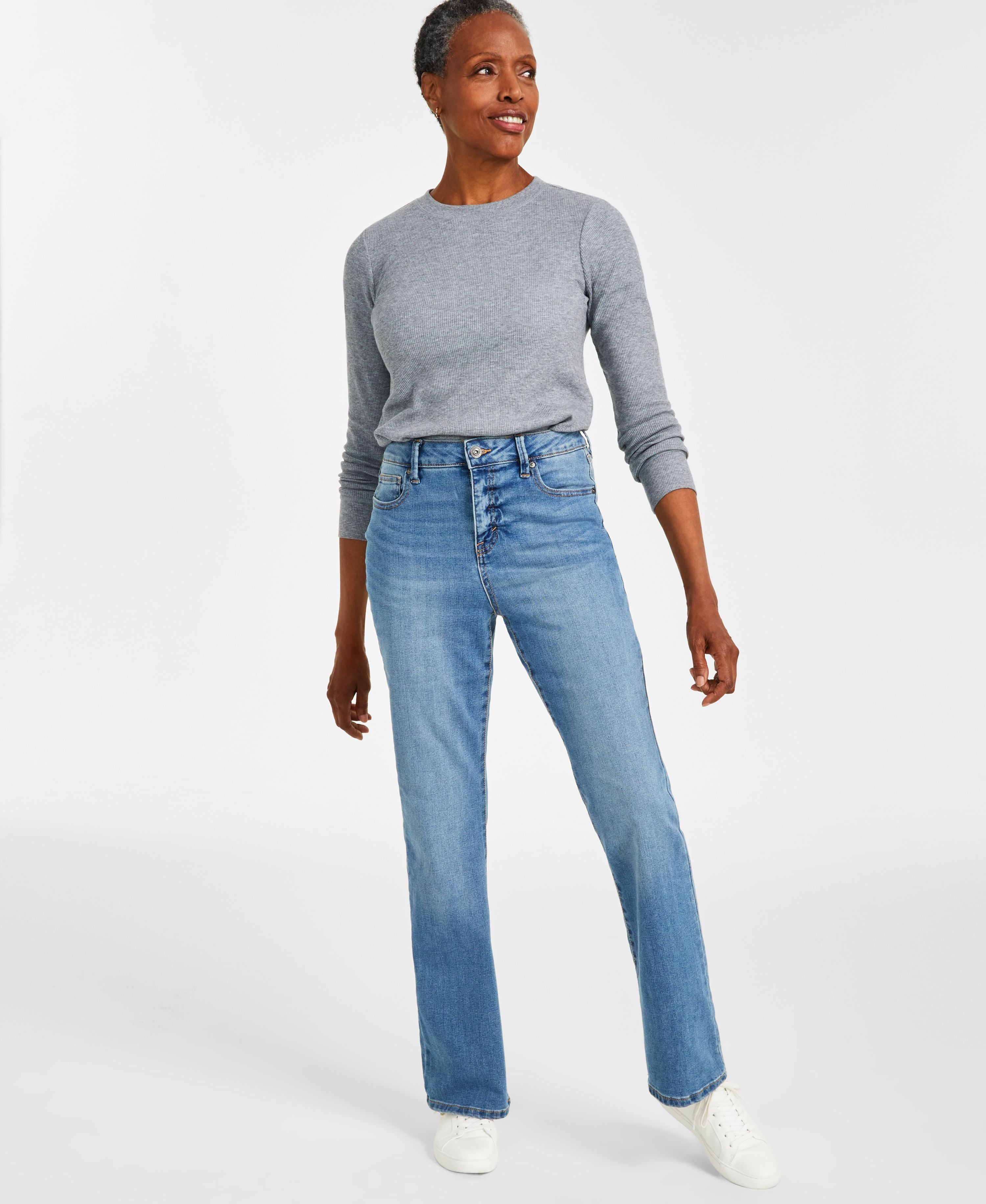 Women's High Rise Bootcut Jeans
