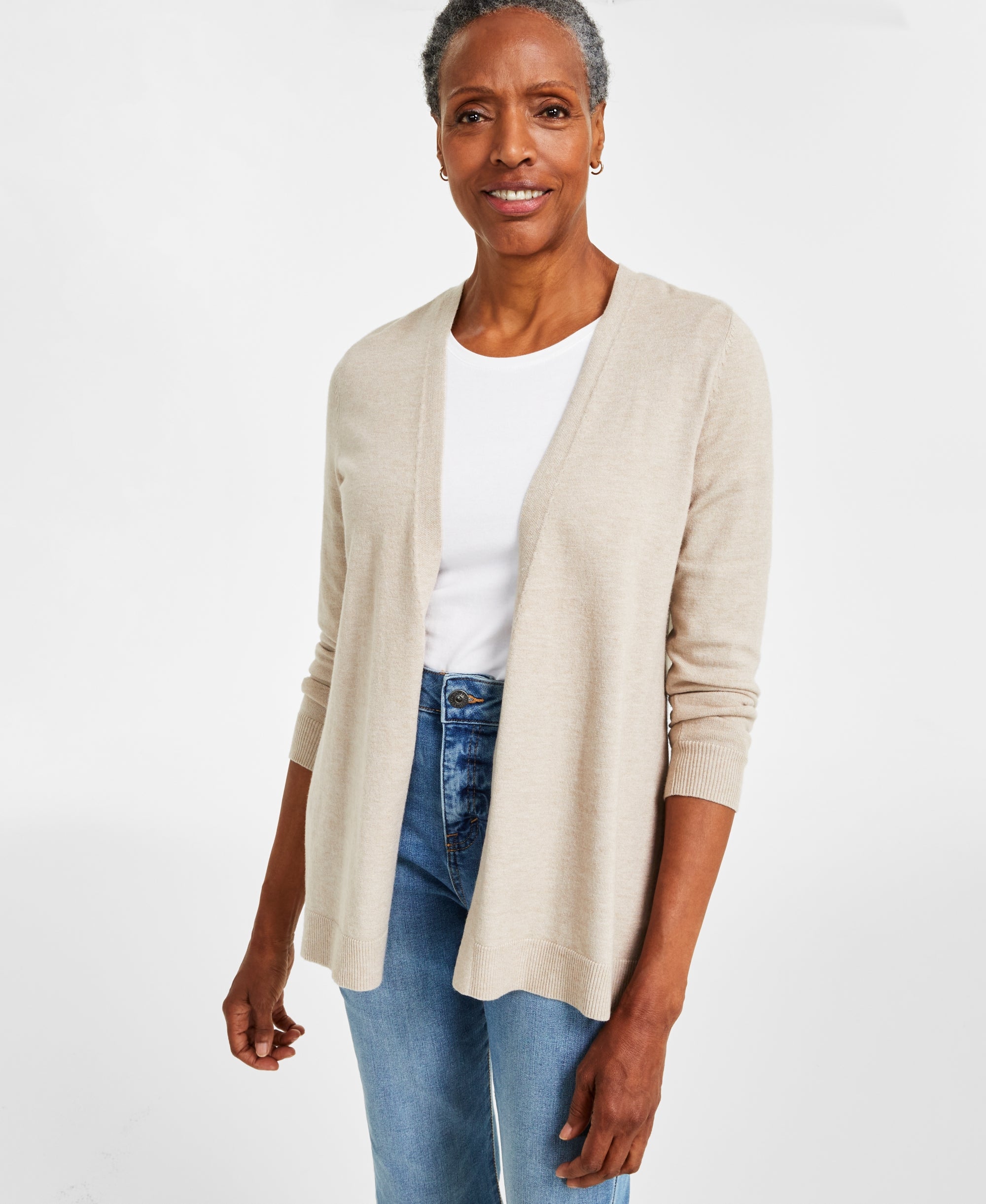 Women's Open-Front Cardigan