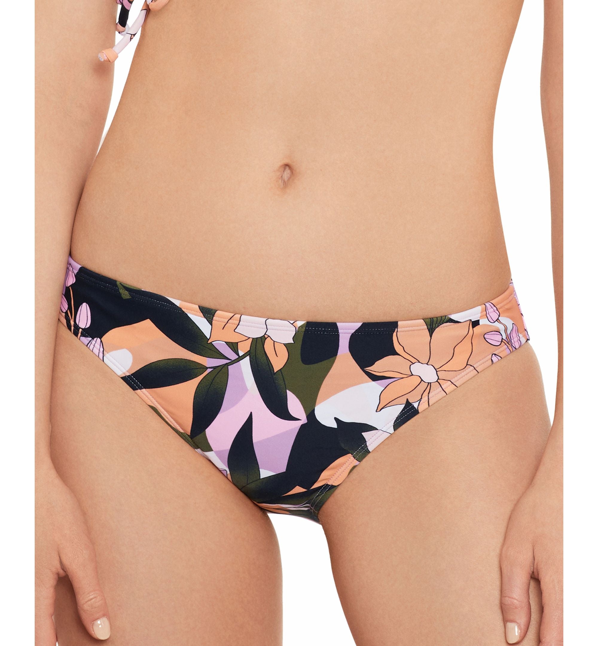 Juniors' Floral-Print Hipster Bikini Bottoms