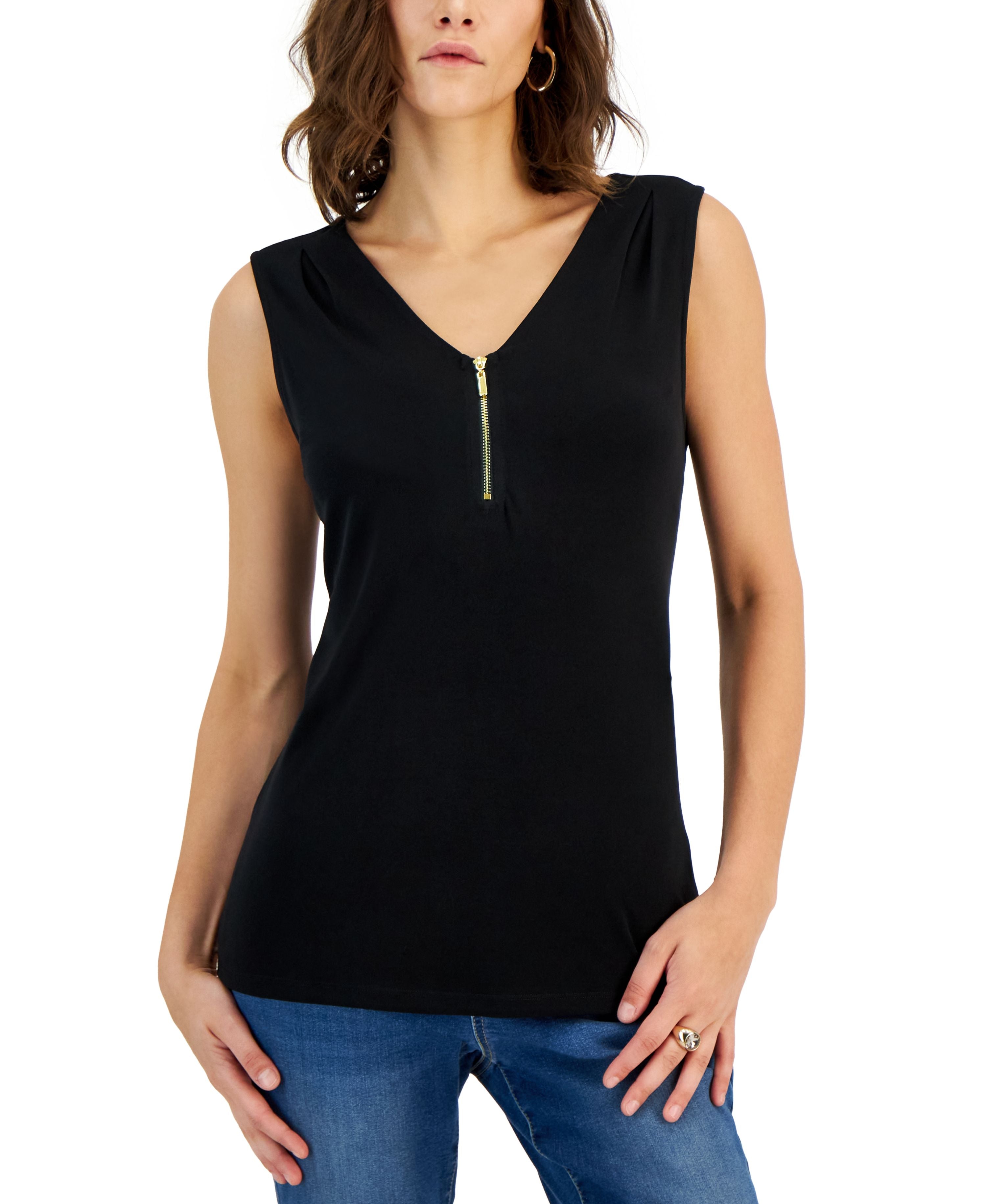 Women's Sleeveless 1/4-Zip Top