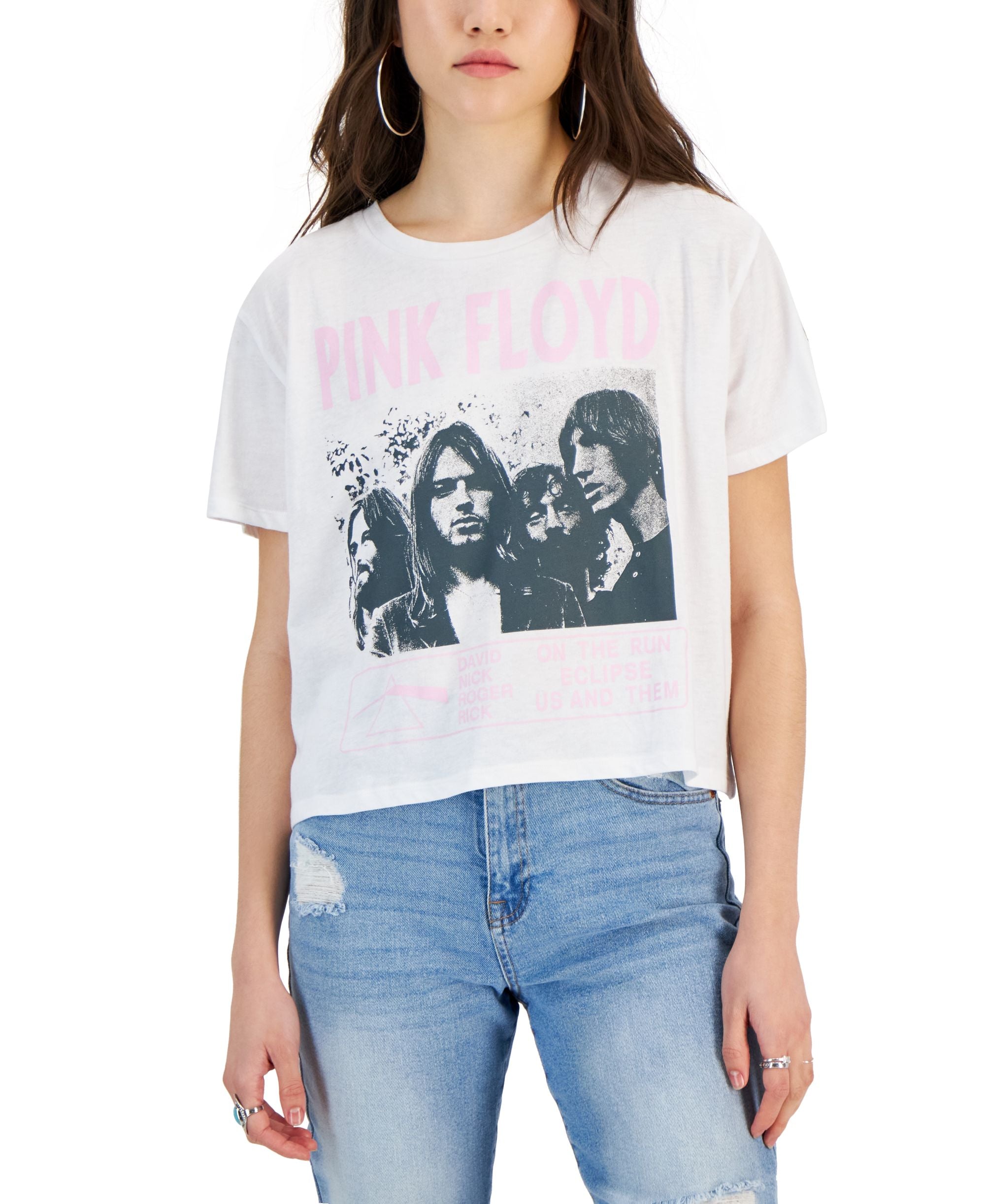 Juniors' Pink Floyd Graphic T-Shirt