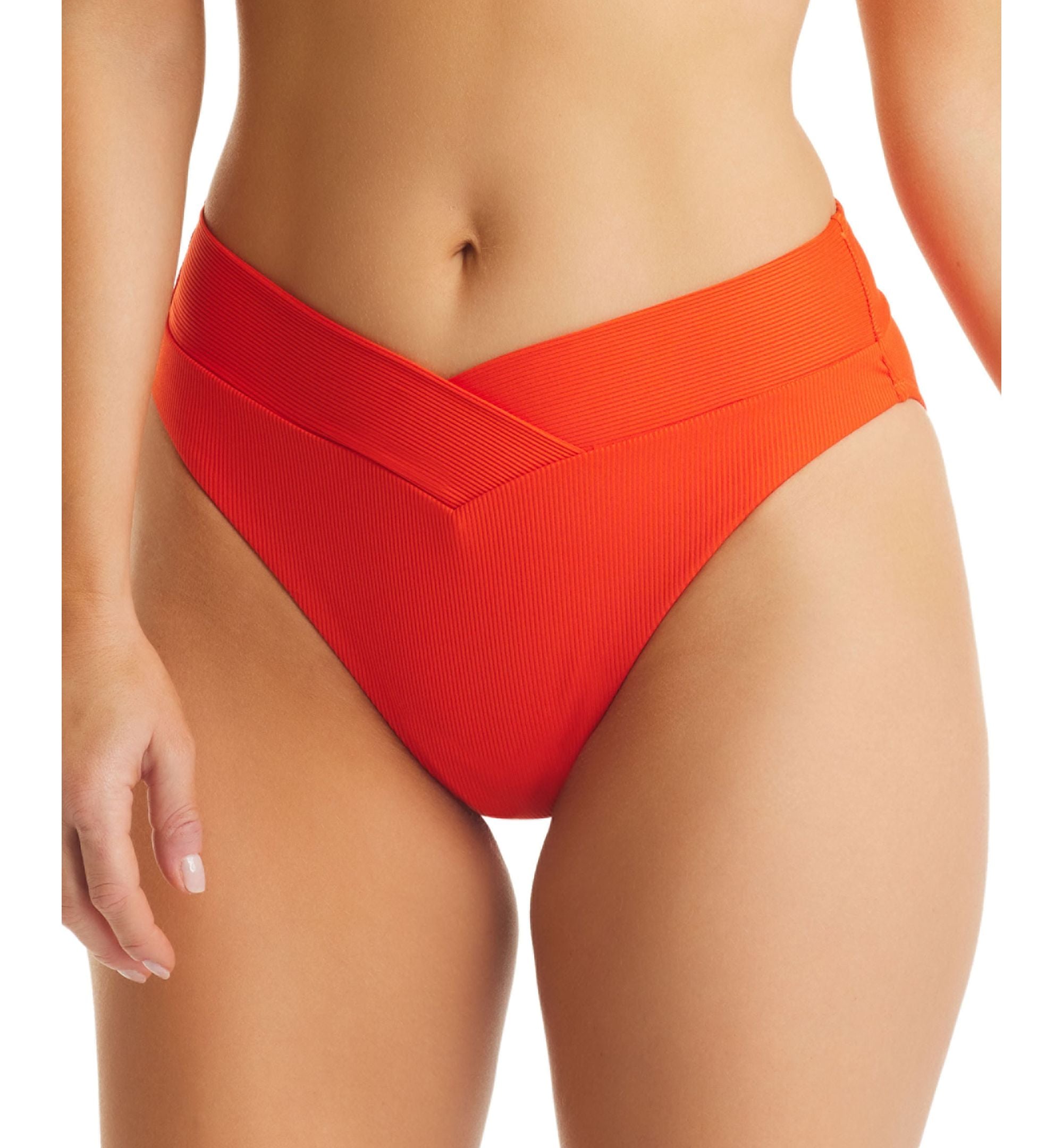 Women's Ribbed Bikini Bottoms