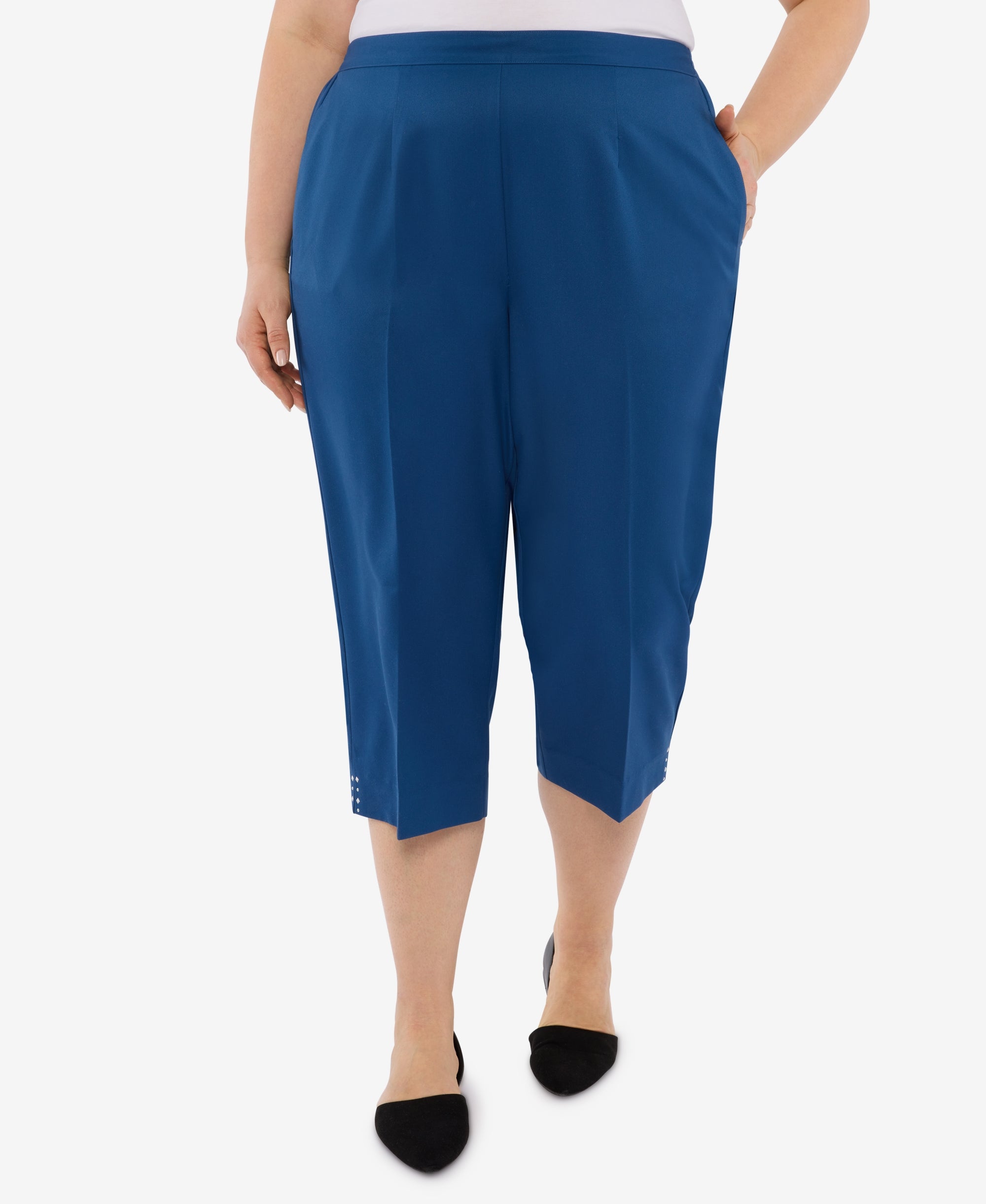 Plus Size Scenic Drive Enriched Classic Capri Pants