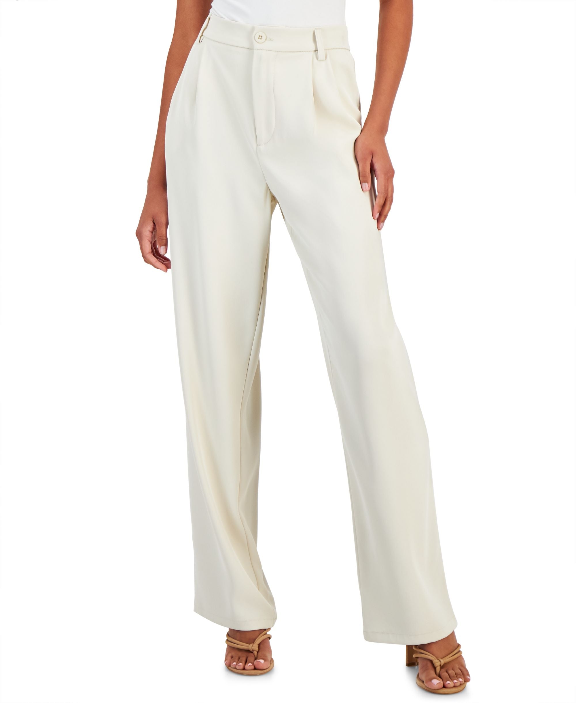 Juniors' Comfort-Waist Slim Trouser Pants