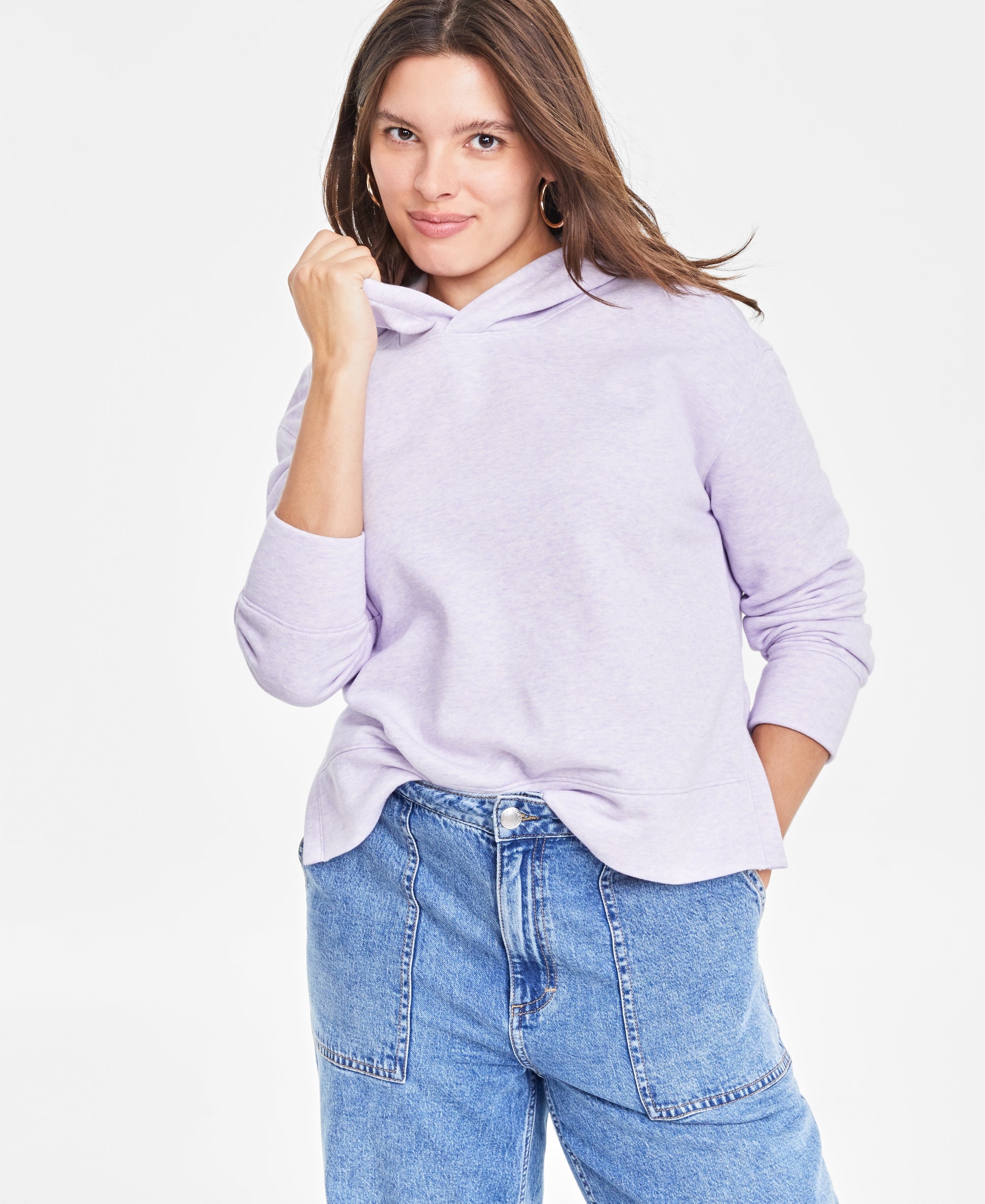 Women's Pullover Hoodie Wisteria Heather L