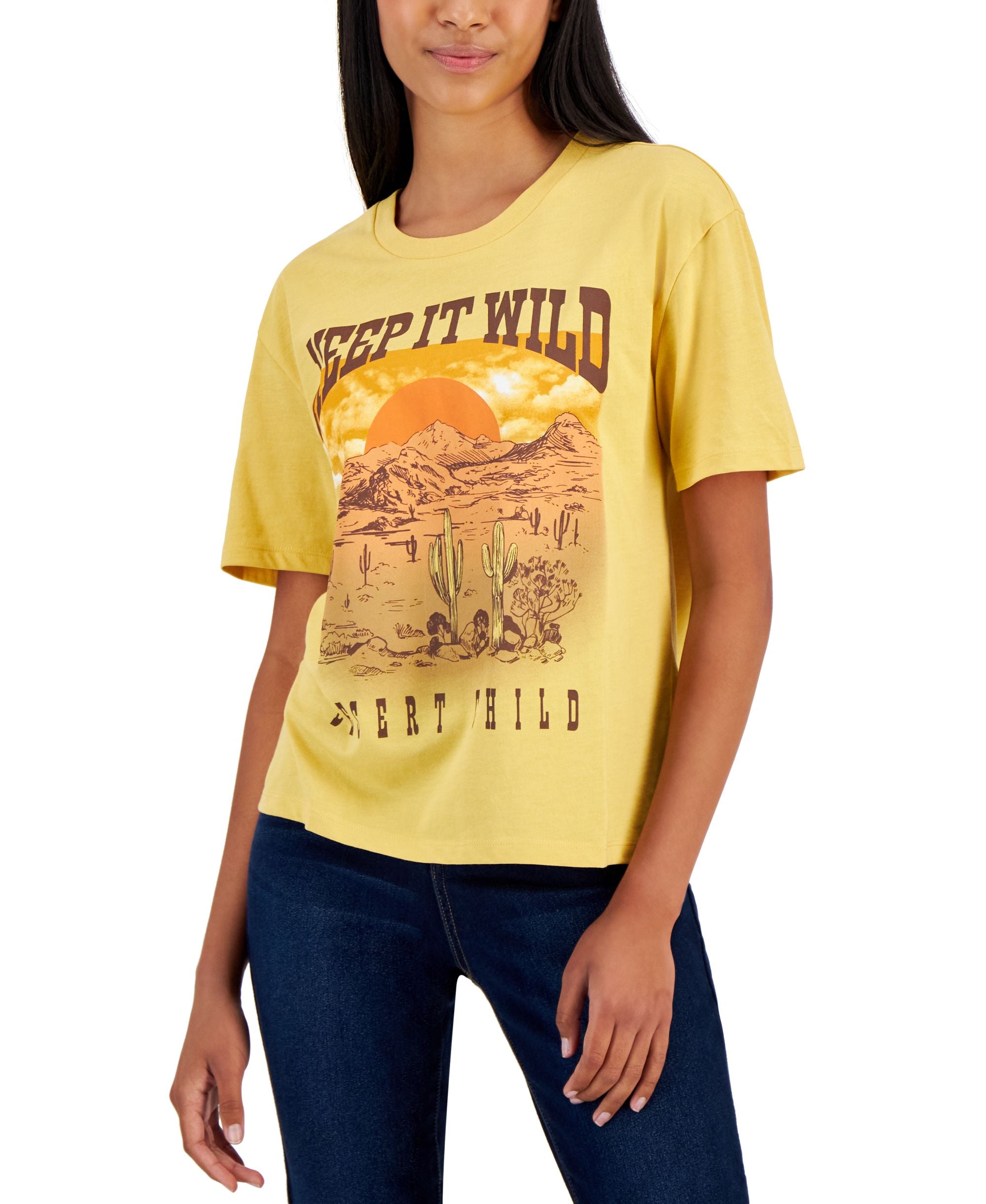 Juniors' Keep It Wild Short-Sleeve T-Shirt
