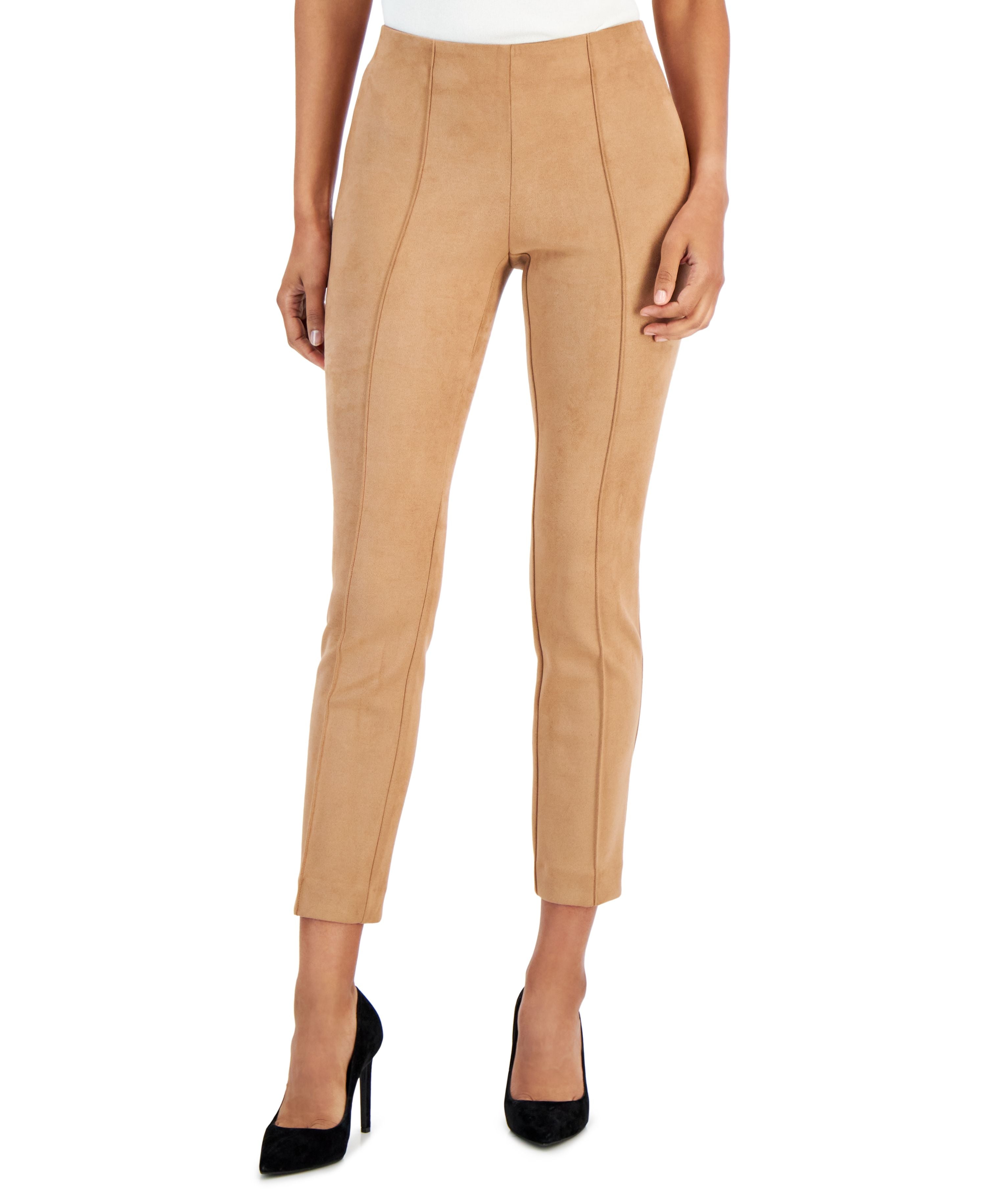 Petite Pull-On Slim Pants