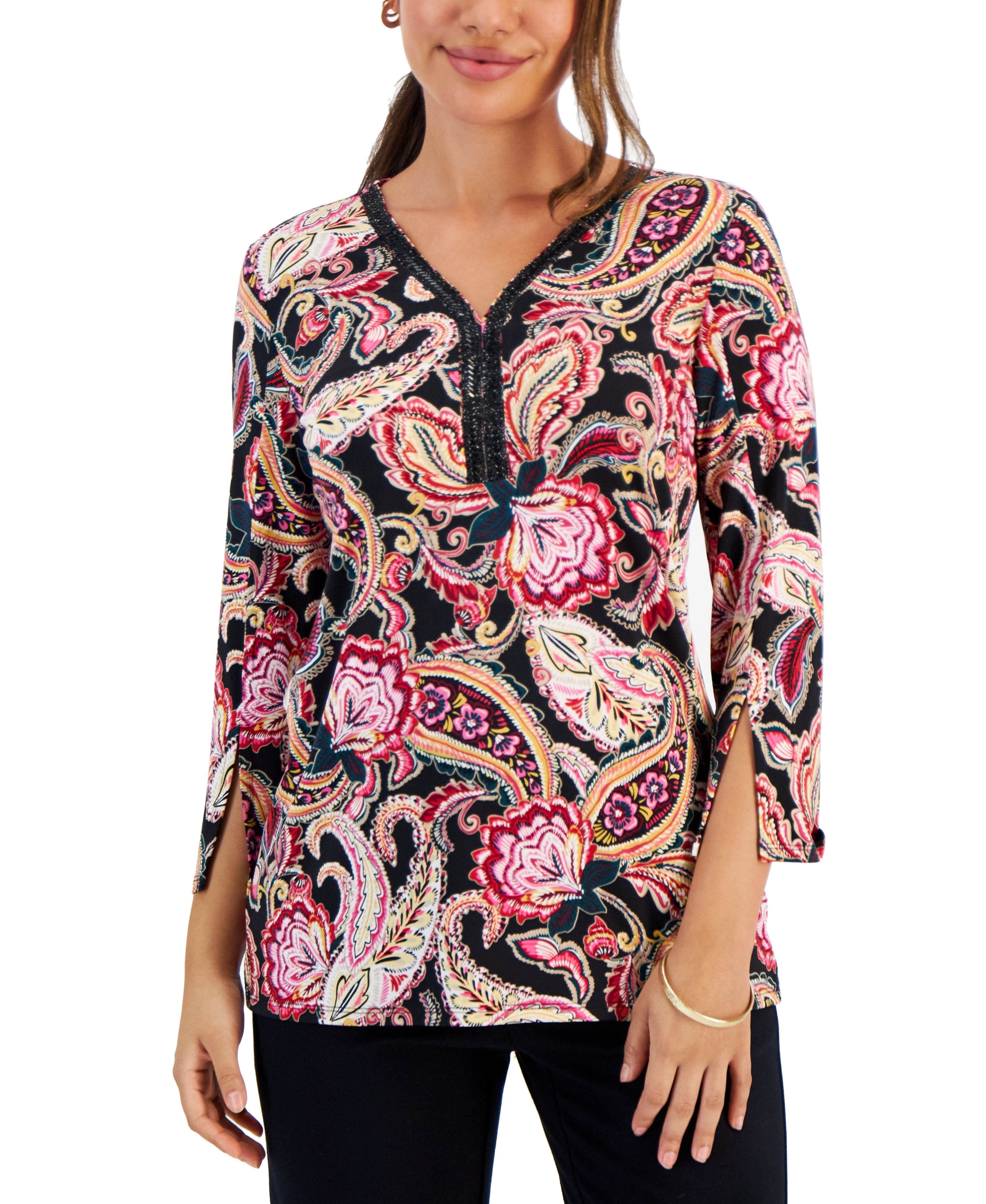 Petites Paola Paisley Top