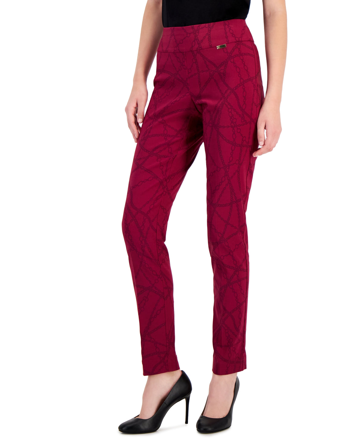 Women's Tummy-Control Mid-Rise Skinny Pants, Regular, Long & Short Lengths