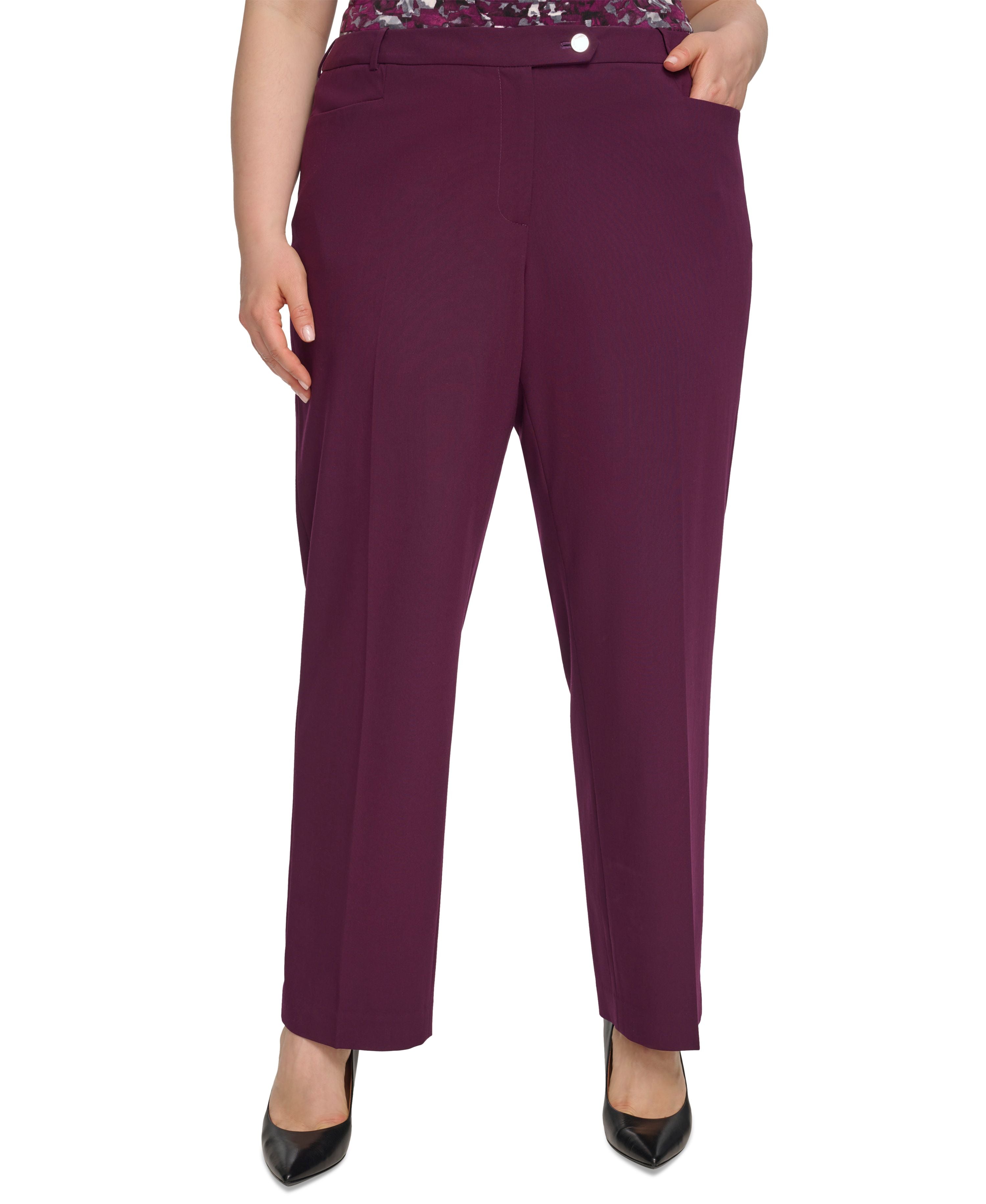 Plus Size Modern Fit Straight-Leg Pants