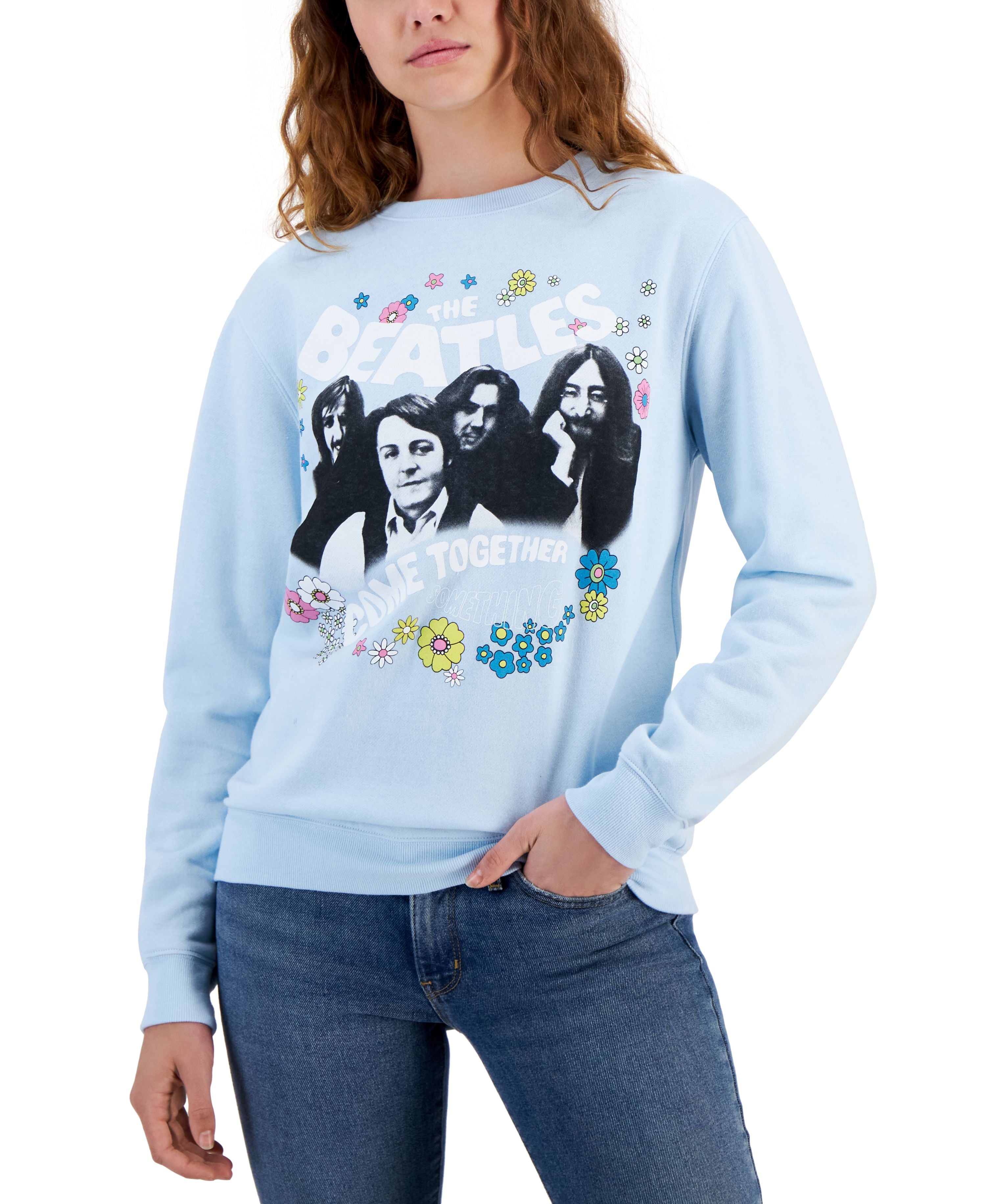 Juniors' Beatles Crewneck Sweatshirt