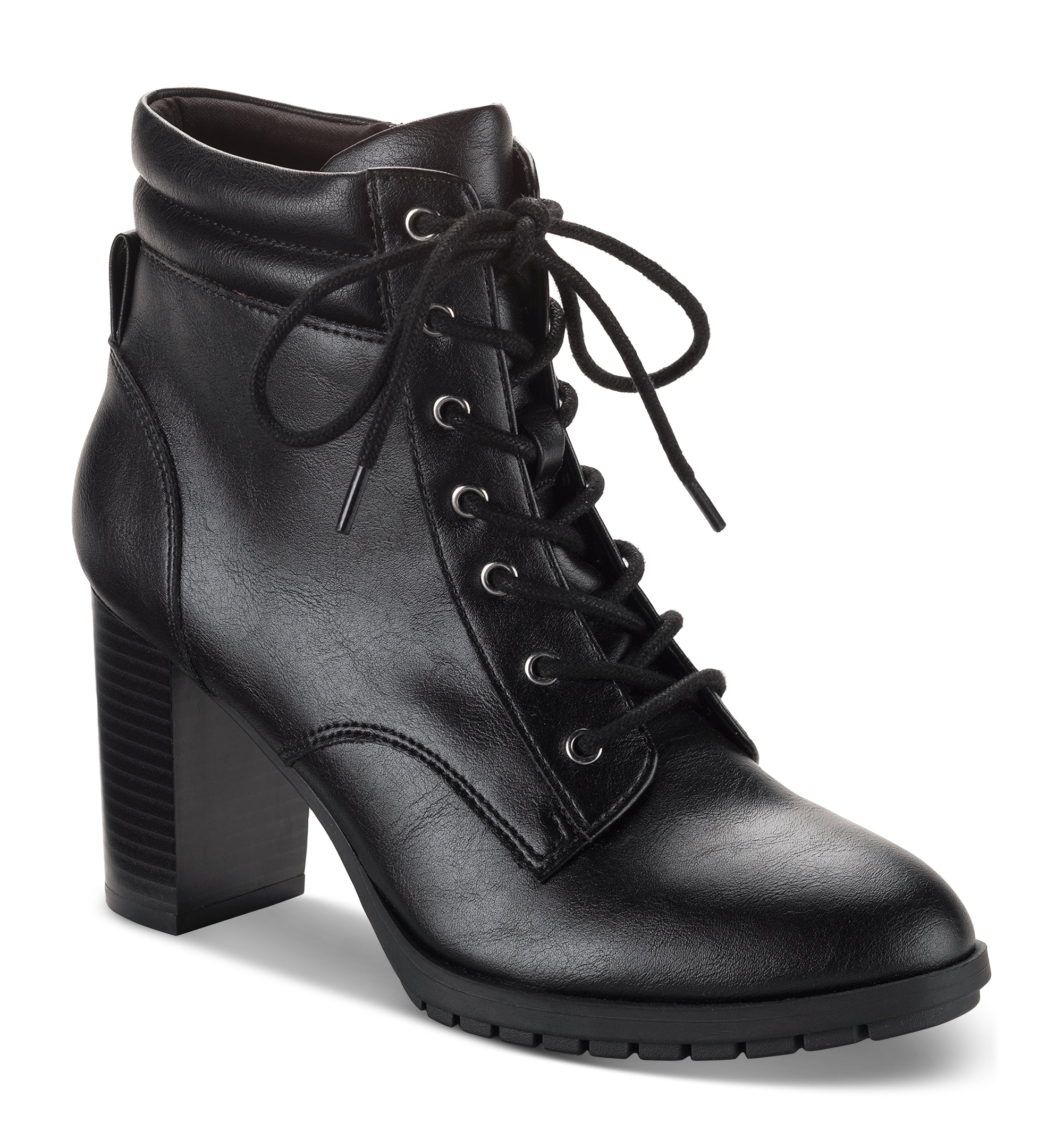 Laurellee Lace-Up Dress Booties