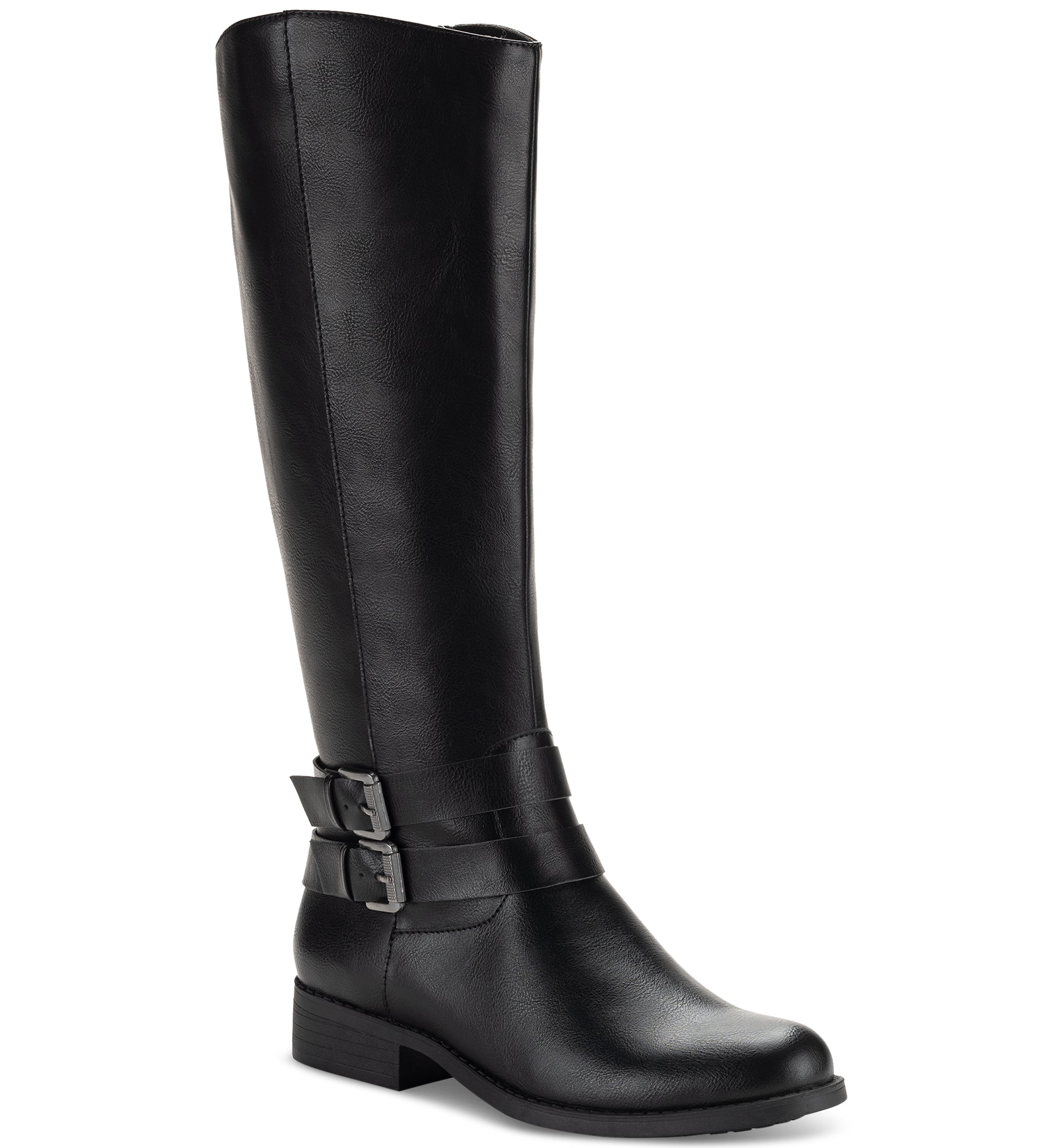 Women's Maliaa Wide-Calf Buckled Riding Boots