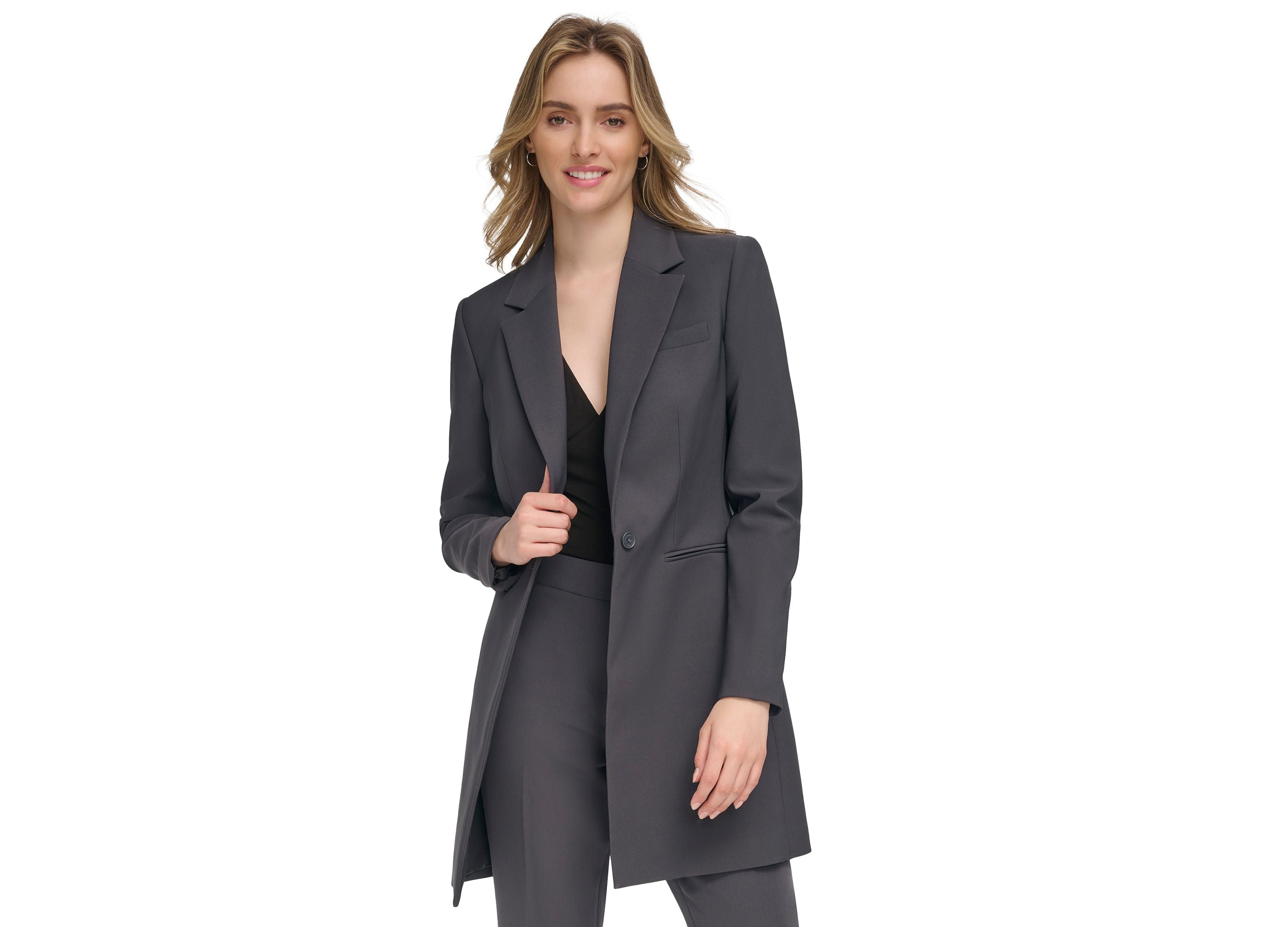 Women's One-Button Topper Jacket