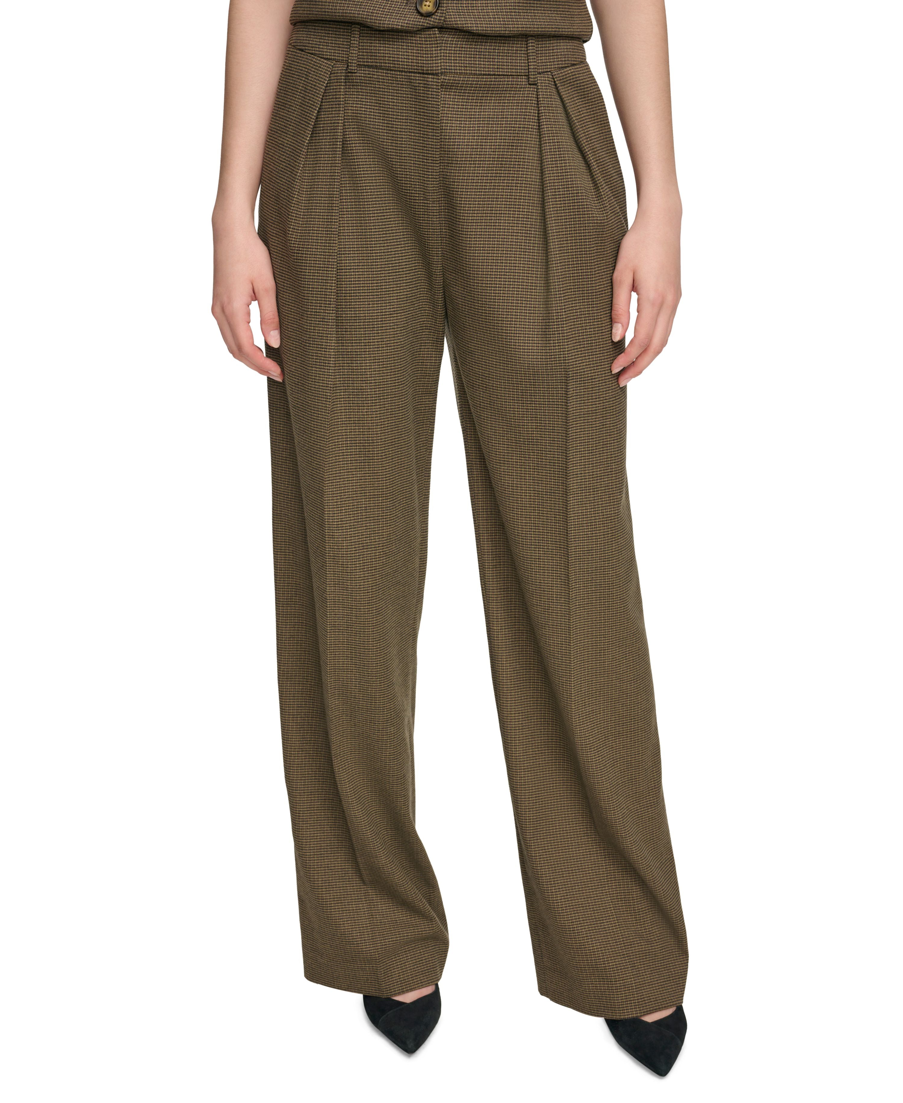 Women's X-Fit Houndstooth Wide Leg Pants